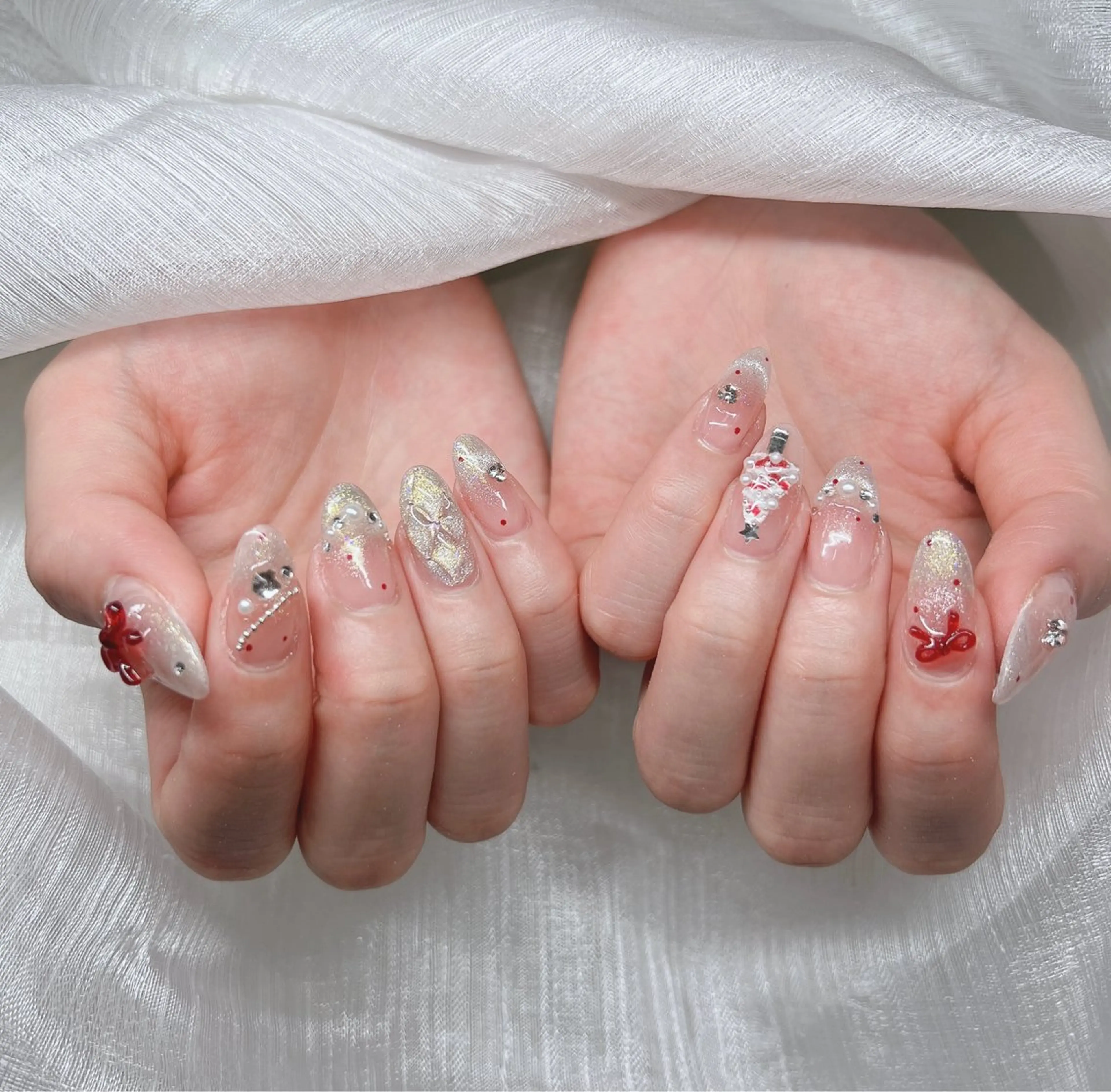 ネイル ハンドネイル Lee Nails チップ長さだし専門店のネイルデザイン