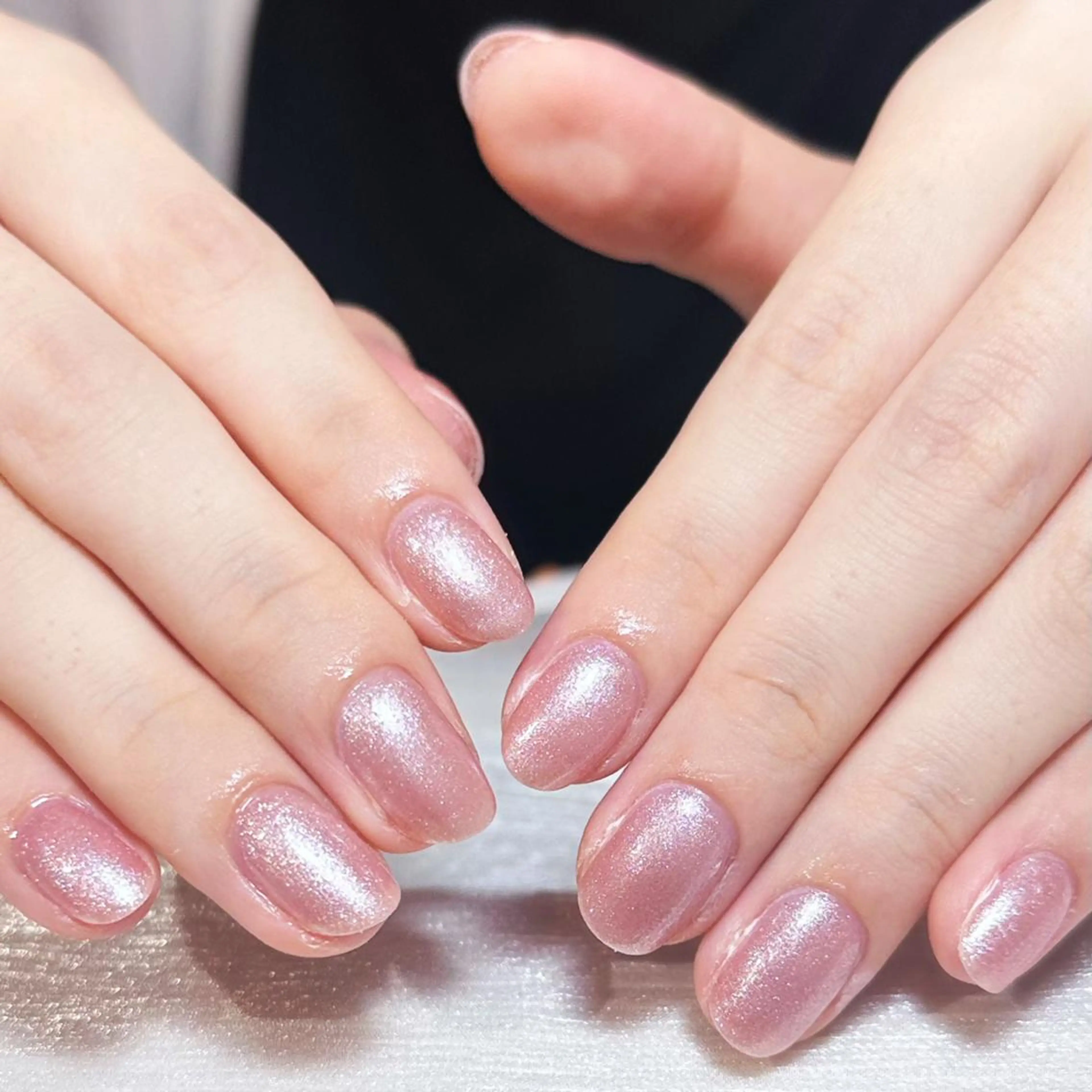 ネイル アートネイル オーロラネイル ガーリー キラキラネイル マグネットネイル ハンドネイル DIAMOND 💅のネイルデザイン