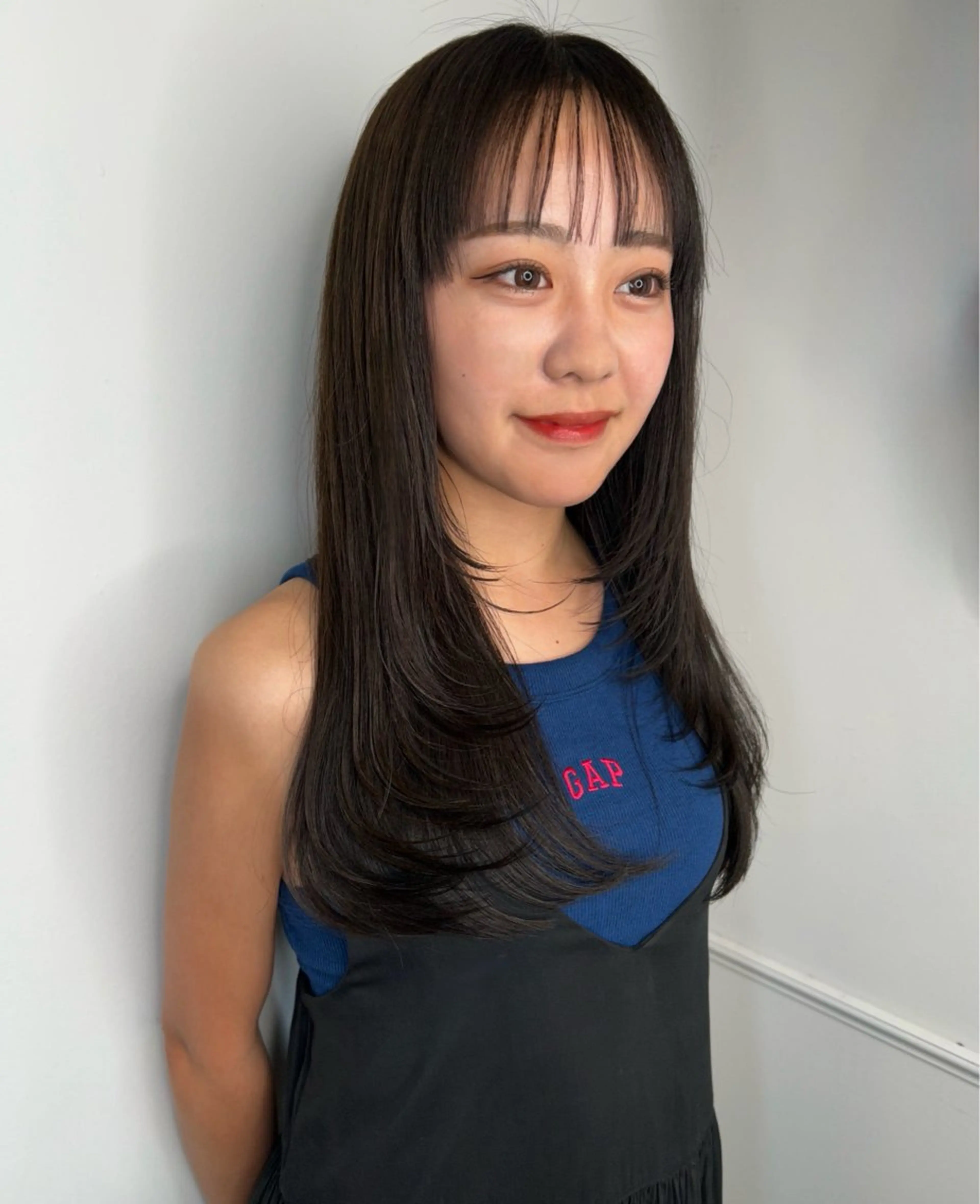 セミロング カラー レイヤーカット land所属・透明感カラー/レイヤ ー🌙Honokaのヘアスタイル