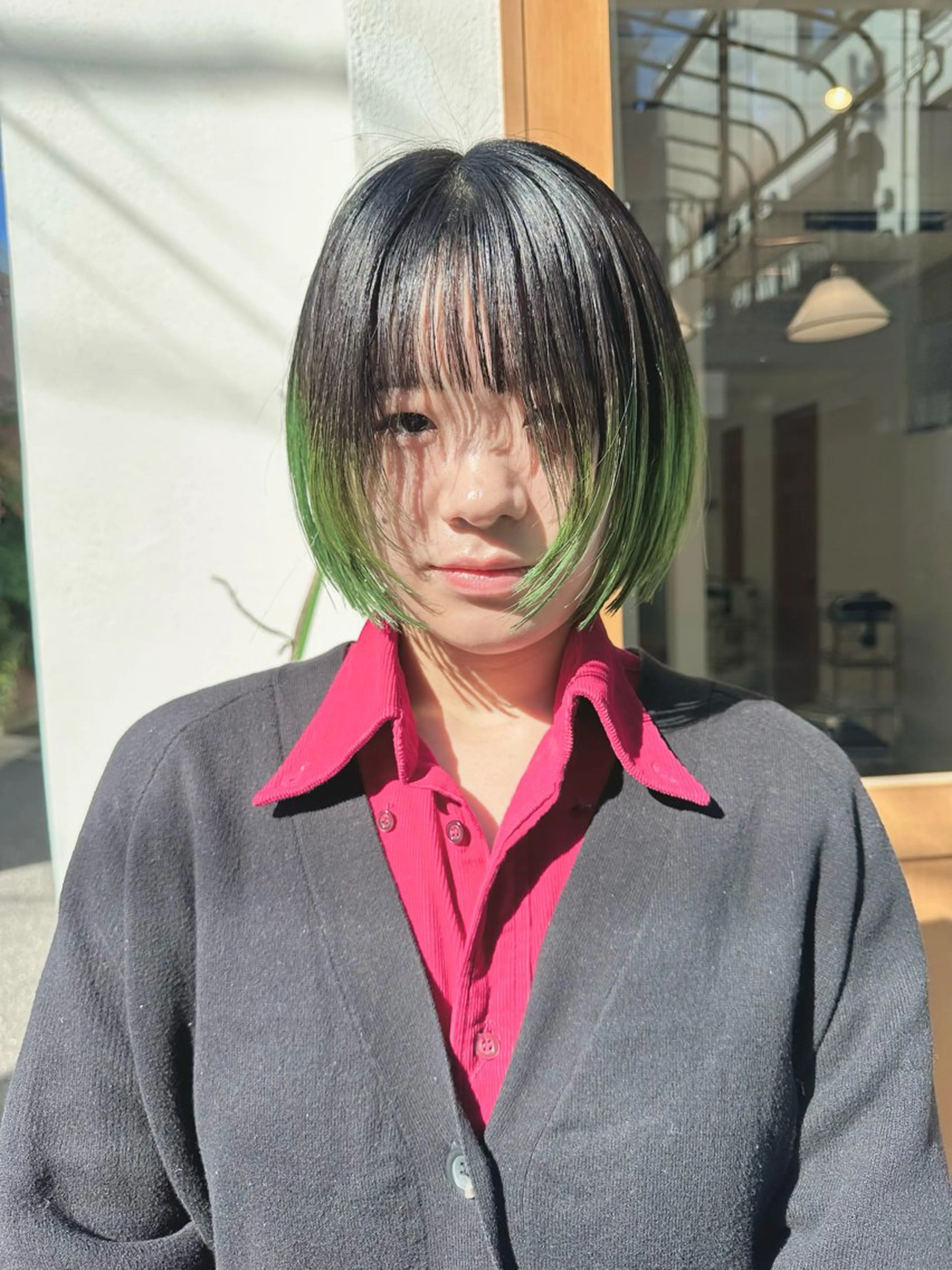 ショート カラー ヘアカラー トリートメント ヘッドスパ ヘアセット kai .のヘアスタイル