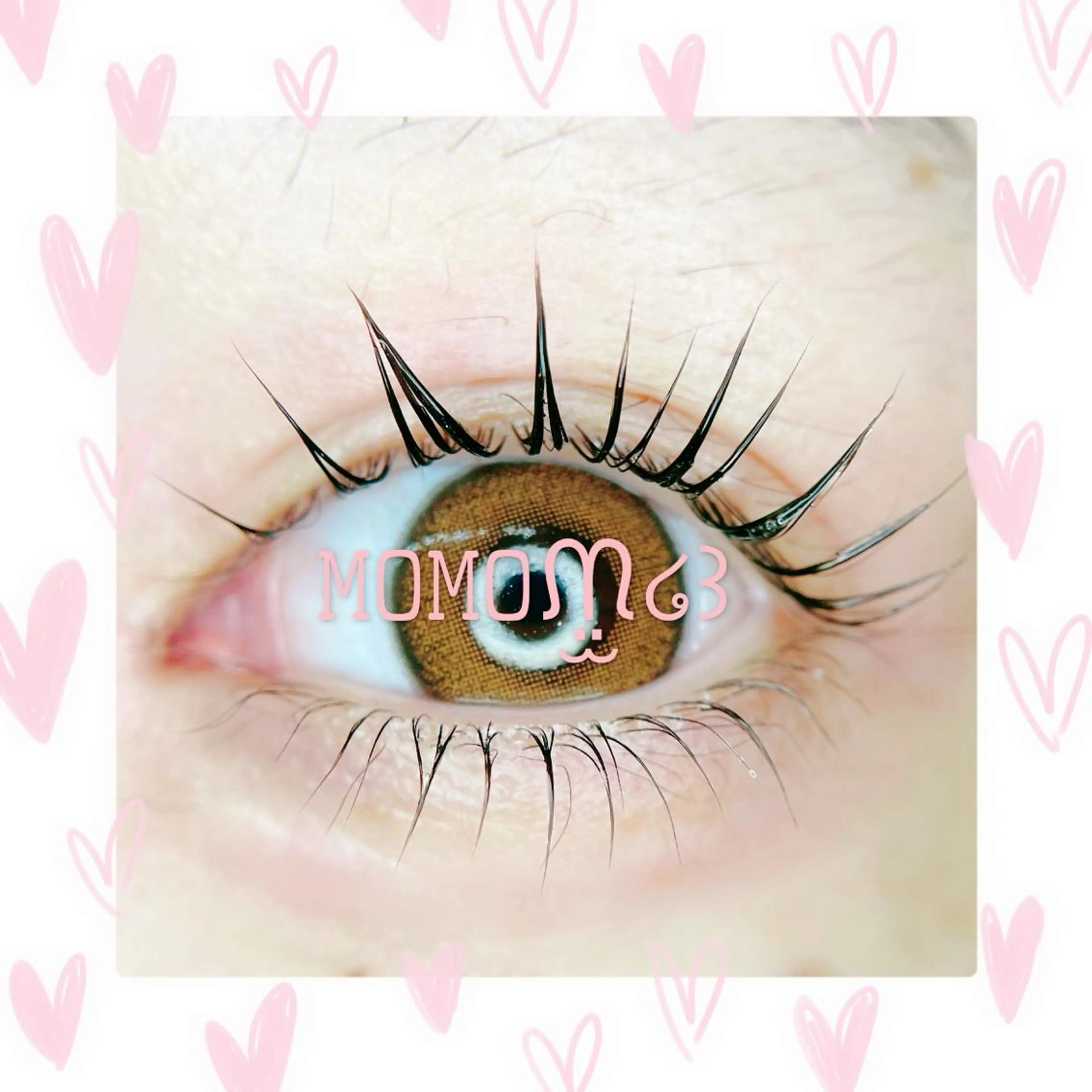 マツエク・マツパ マツパ モテデザインのプロ モモ🍑のマツエク・マツパデザイン