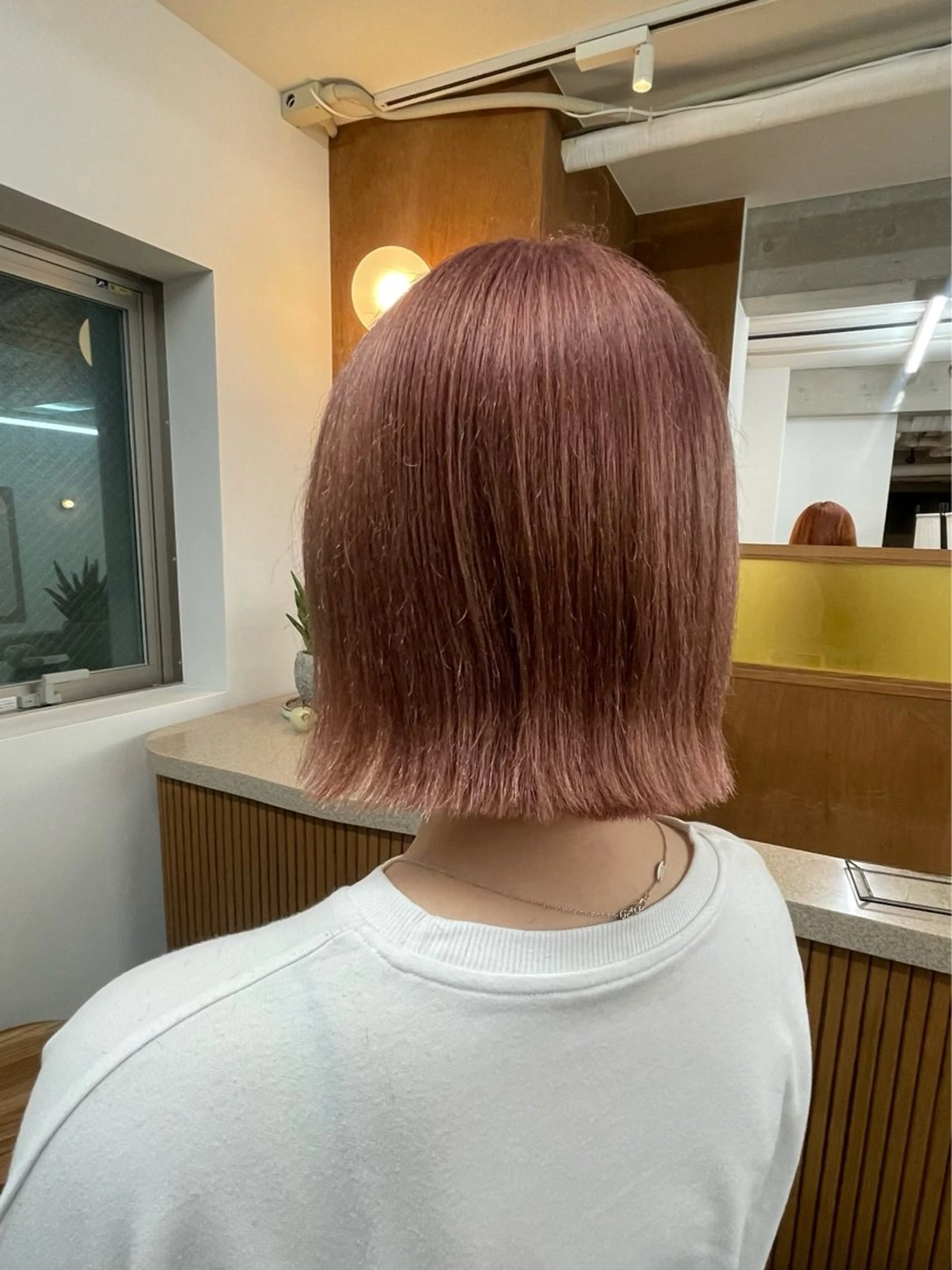 ミディアム カラー カット ヘアカラー トリートメント 透明感・艶カラー/ 坂田友梨奈のヘアスタイル