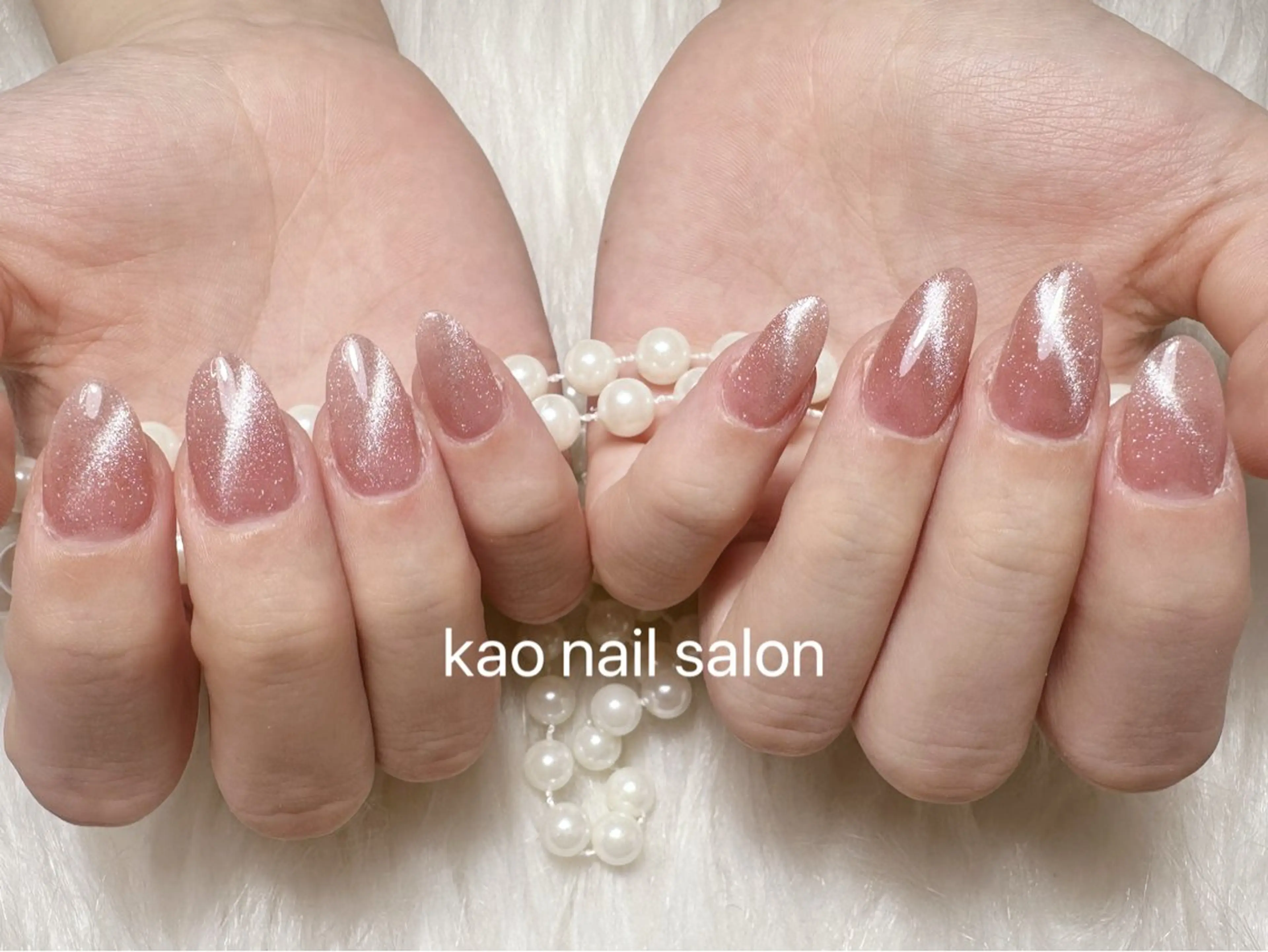 ネイル ハンドネイル kao nail マグネット/長さだしのネイルデザイン