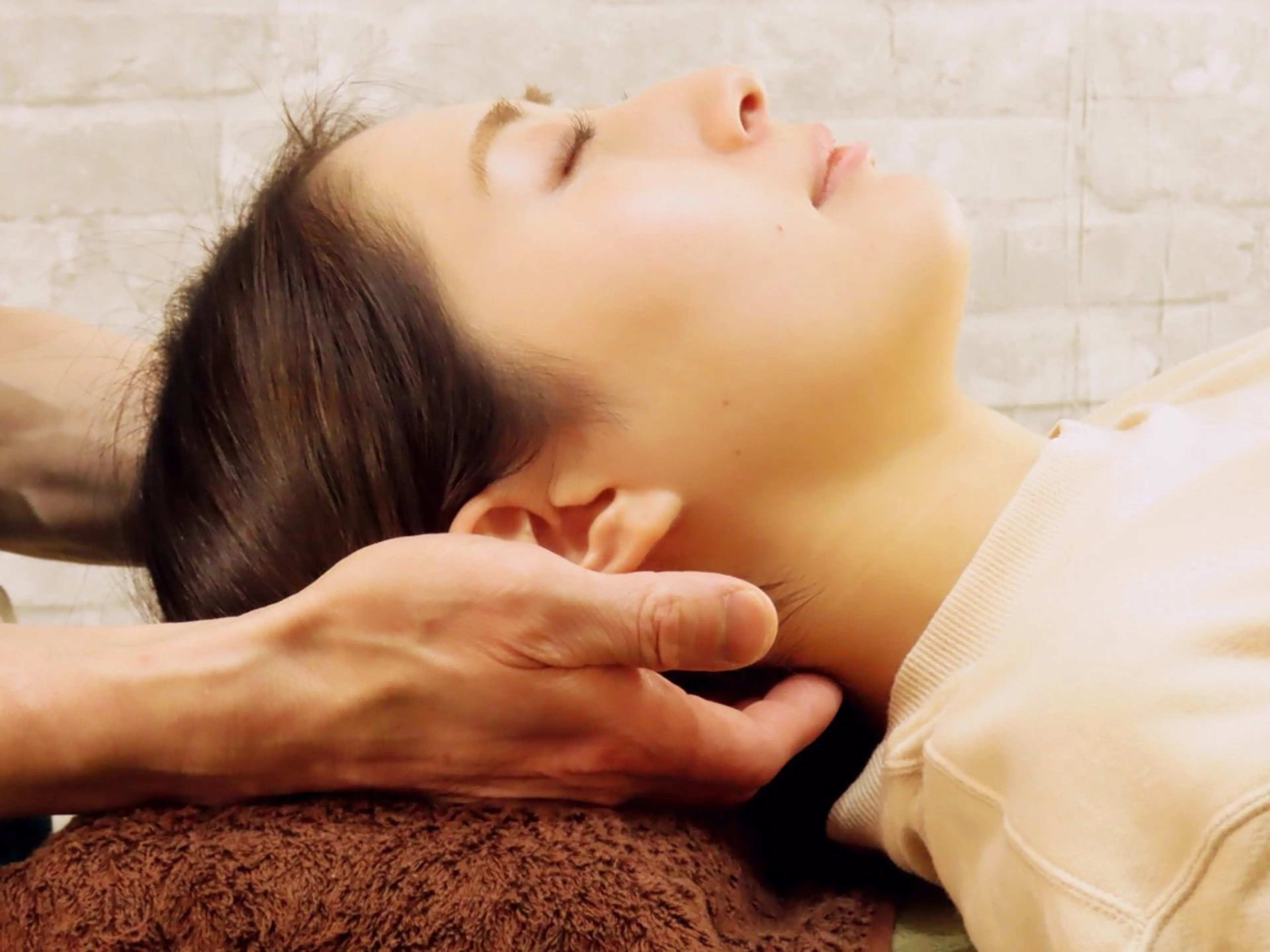 眼精疲労+首肩整体ヘッドスパコース55分　4000円の写真