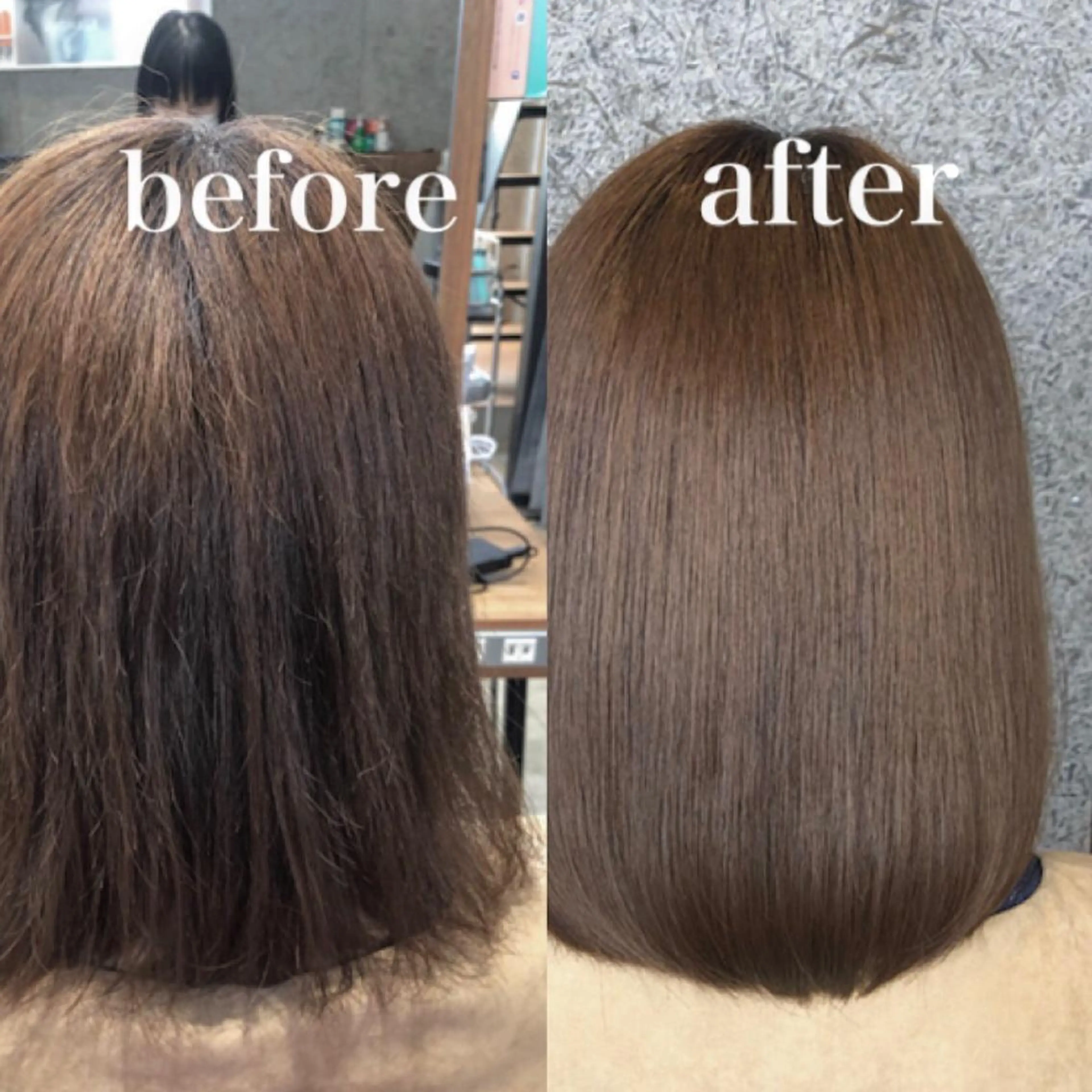 ロング ヘアカラー トリートメント カトウ ユウカのヘアスタイル