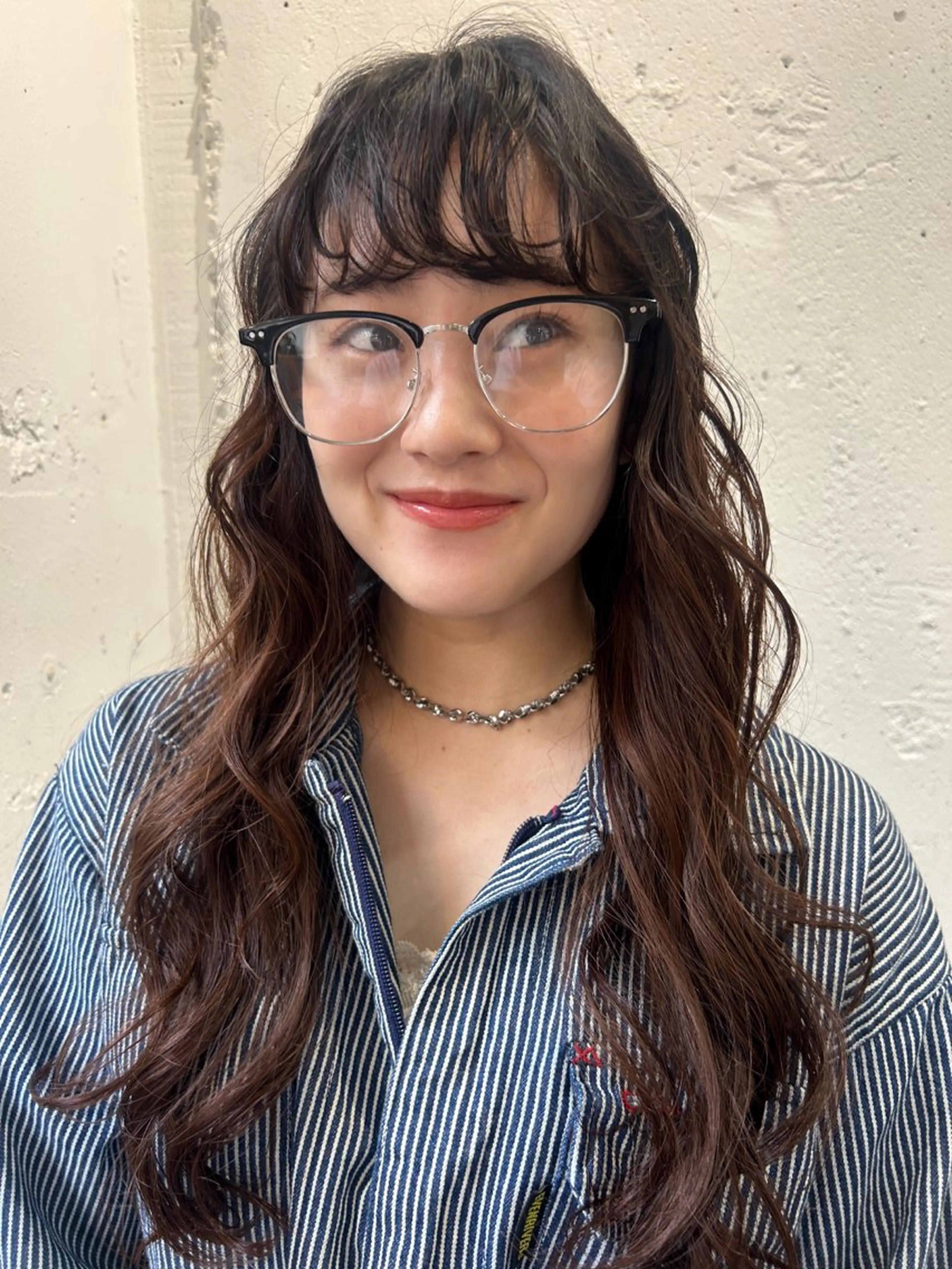 ロング パーマ ロング カット パーマ トリートメント UNU【ユヌ】所属・＊UNU＊ RICOのヘアスタイル