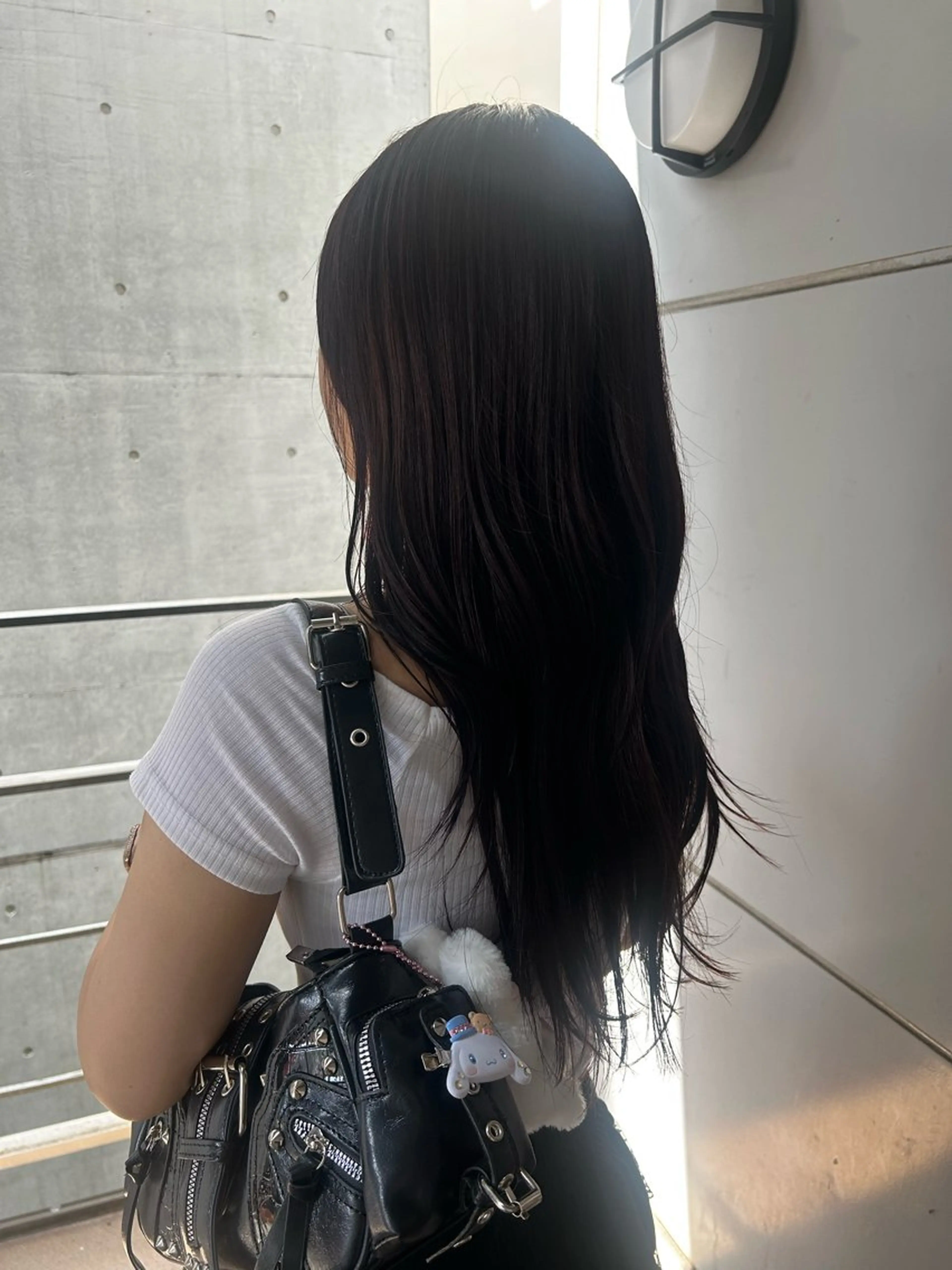 ロング カラー カット ヘアカラー yumeka🩶ボブ 暖色/透け感カラーのヘアスタイル