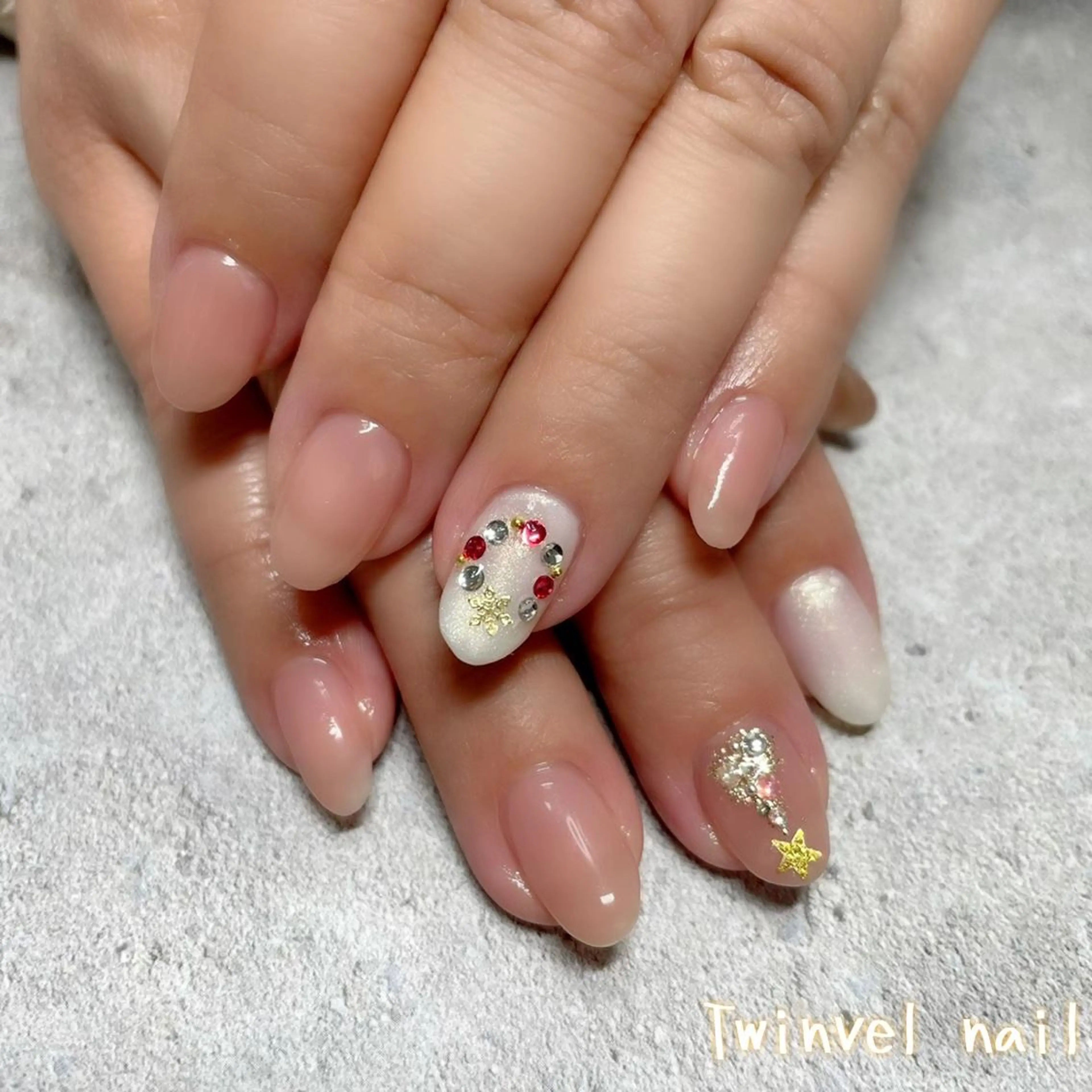 ネイル 冬ネイル クリスマス Twinvel nailのネイルデザイン