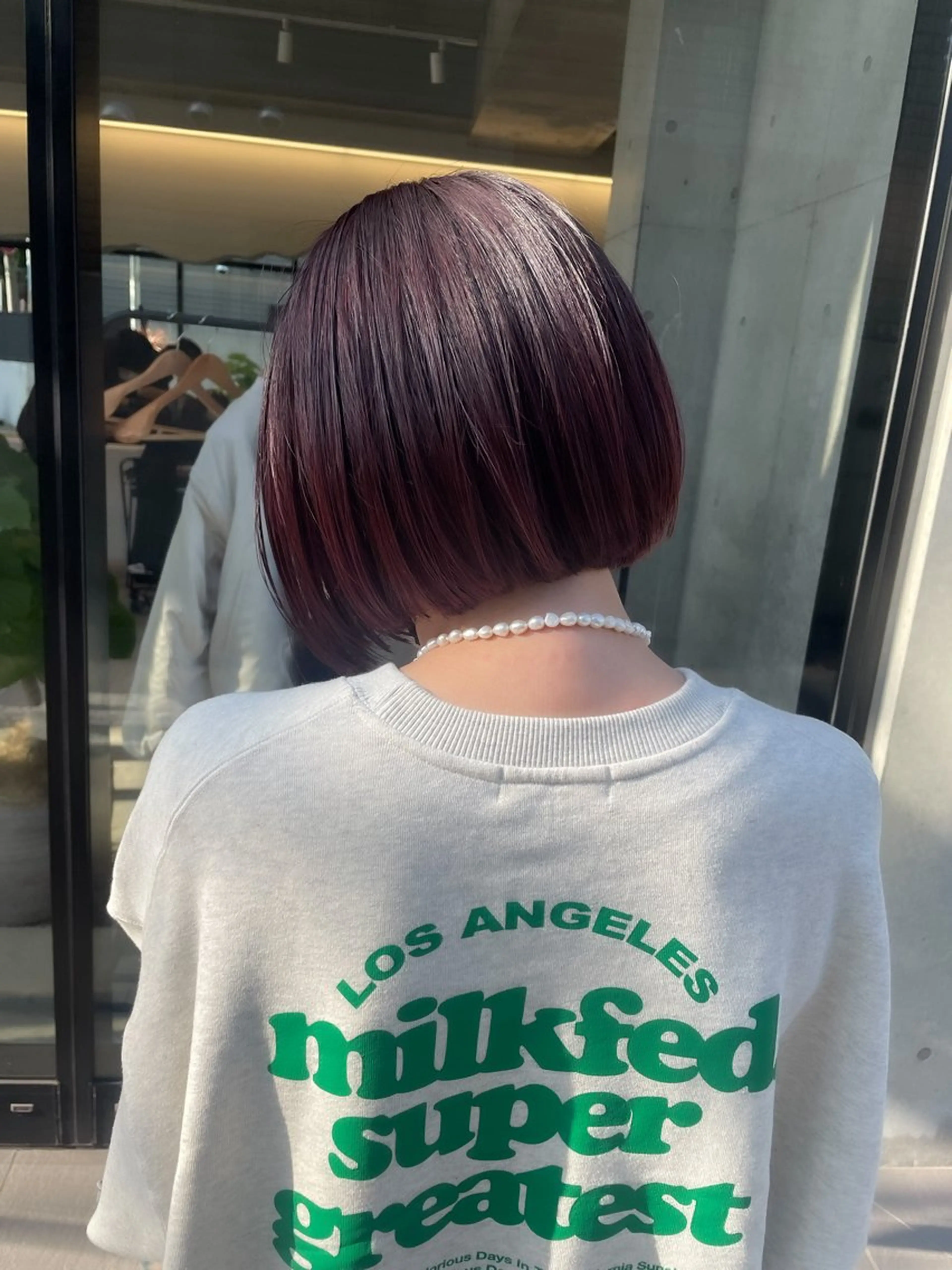 ショート カラー ヘアアレンジ ミニボブ/ブリーチ 🌈MISATOのヘアスタイル