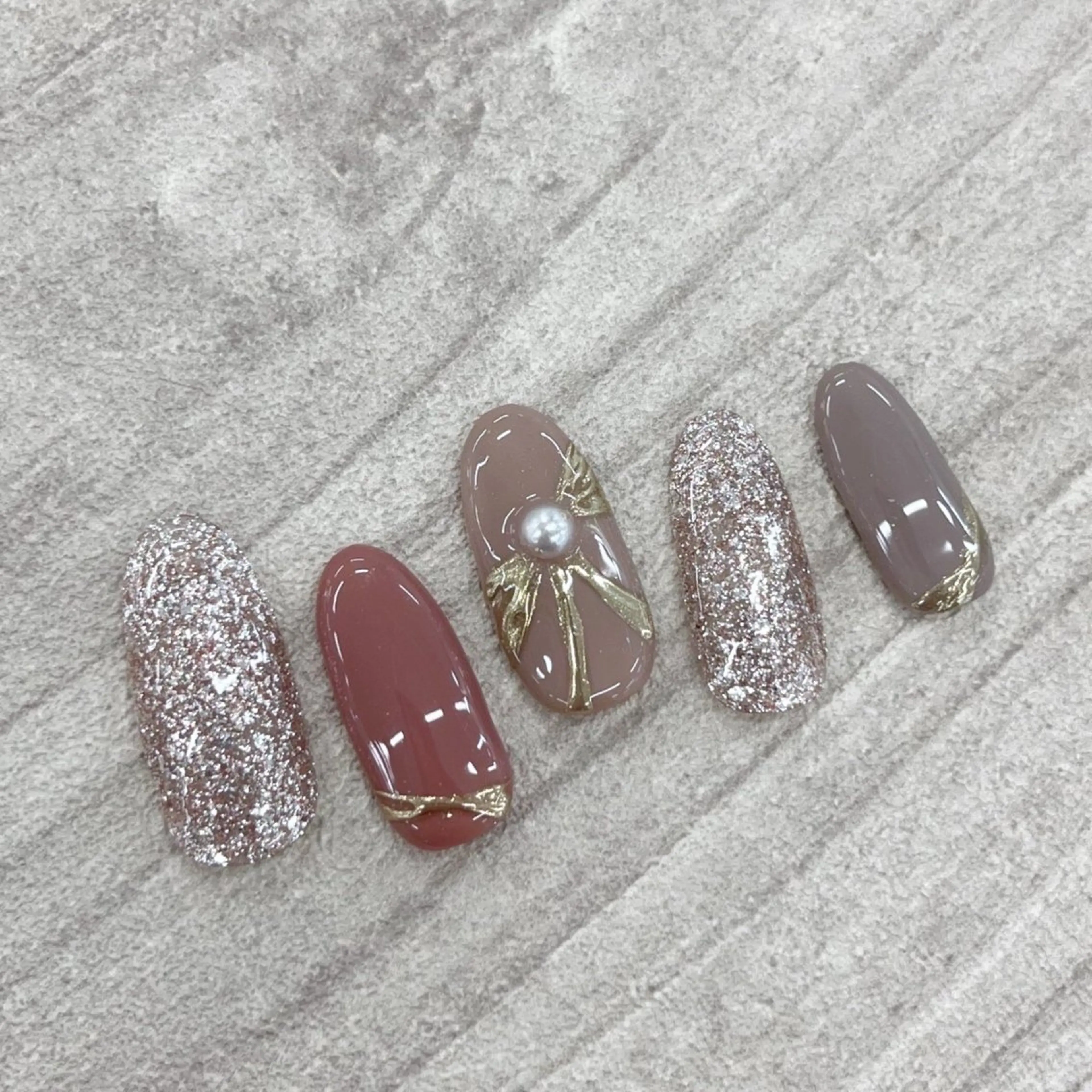 ネイル ⭐︎休業中の練習⭐︎ JNA認定講師髙橋のネイルデザイン