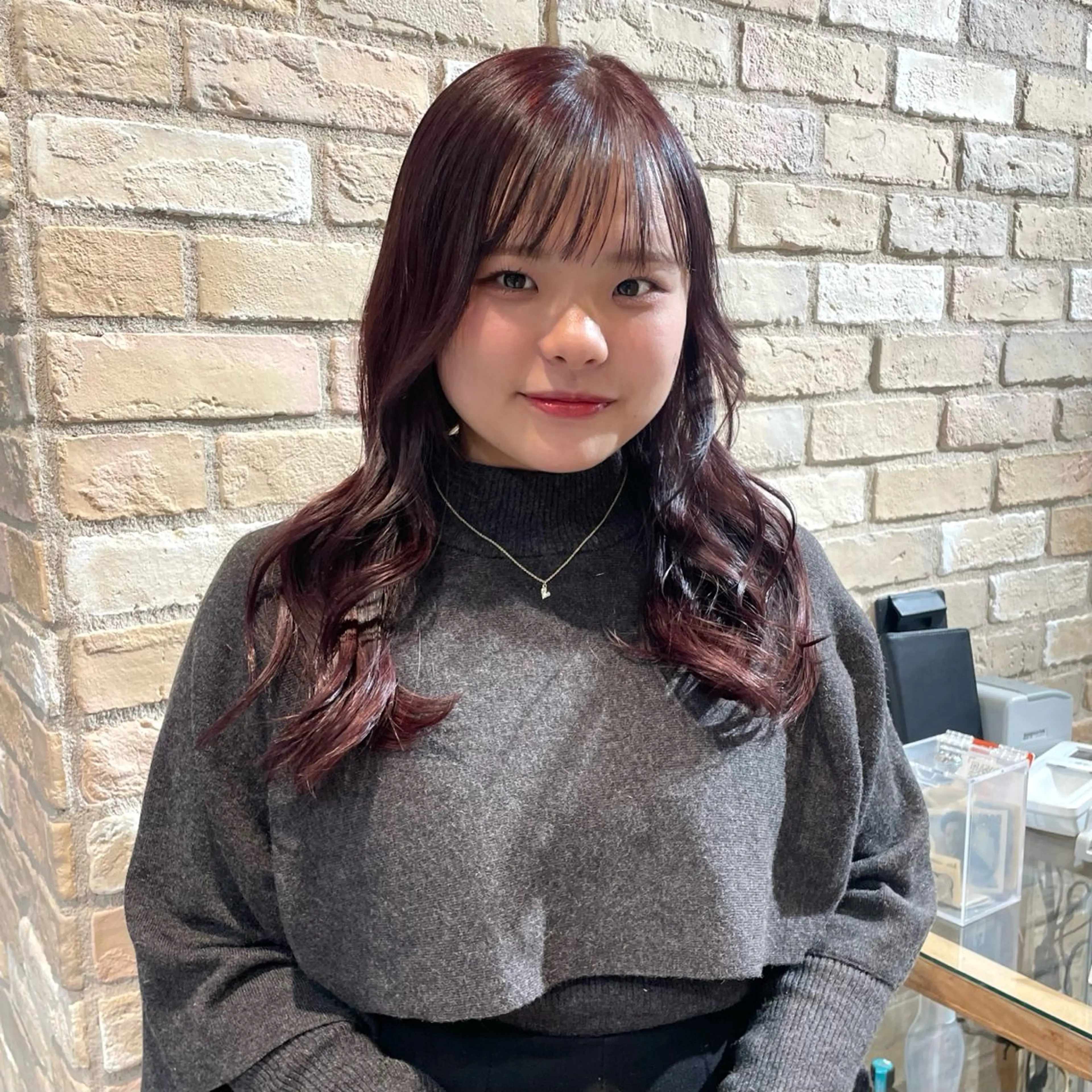 カラー 縮毛 酸性ストレート /ayumu☆のヘアスタイル