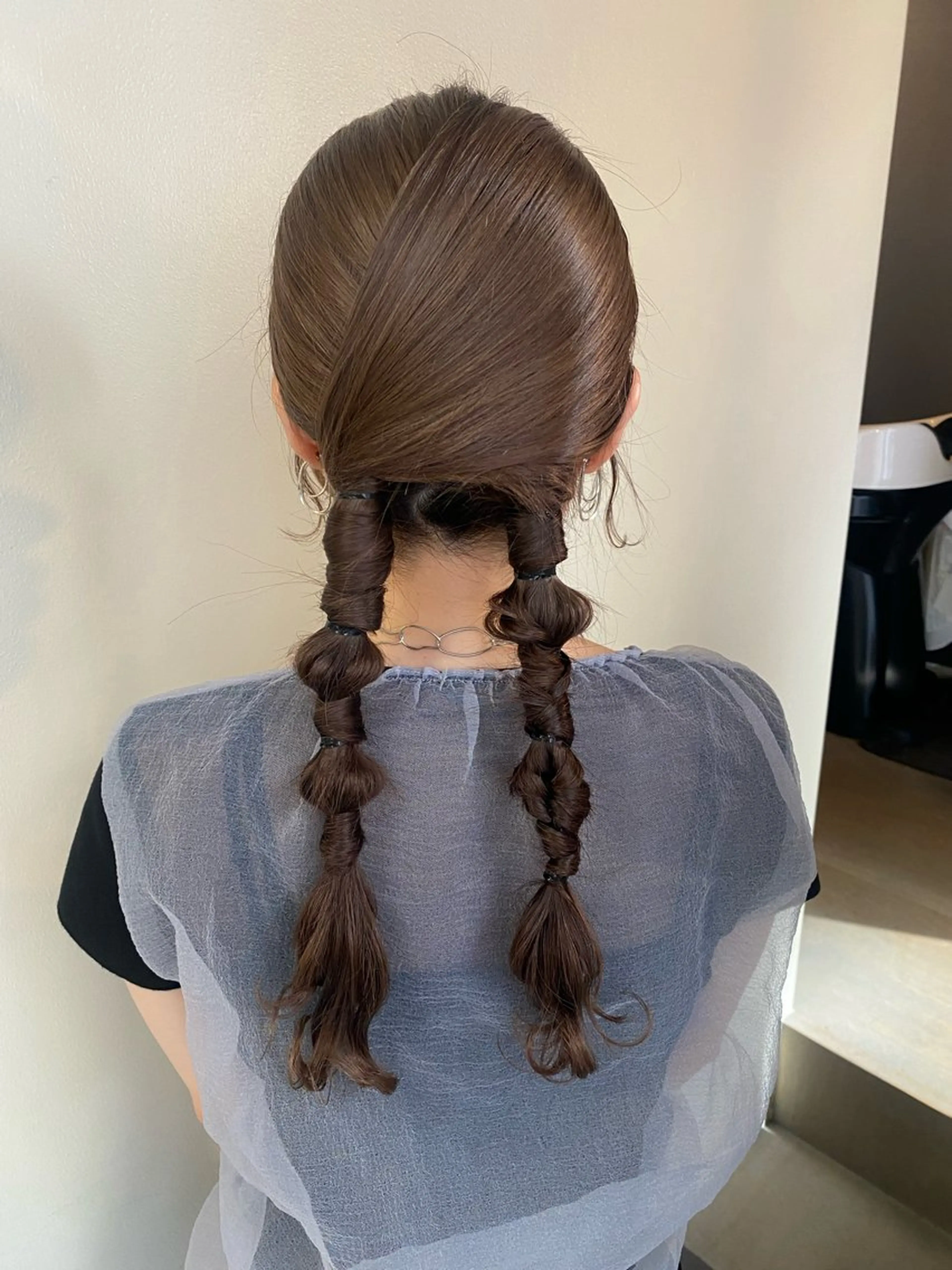 【ドライフラワー付き💐】ライブ/お出かけ前に🎀カラー+トリートメント+ヘアセット🫧の写真