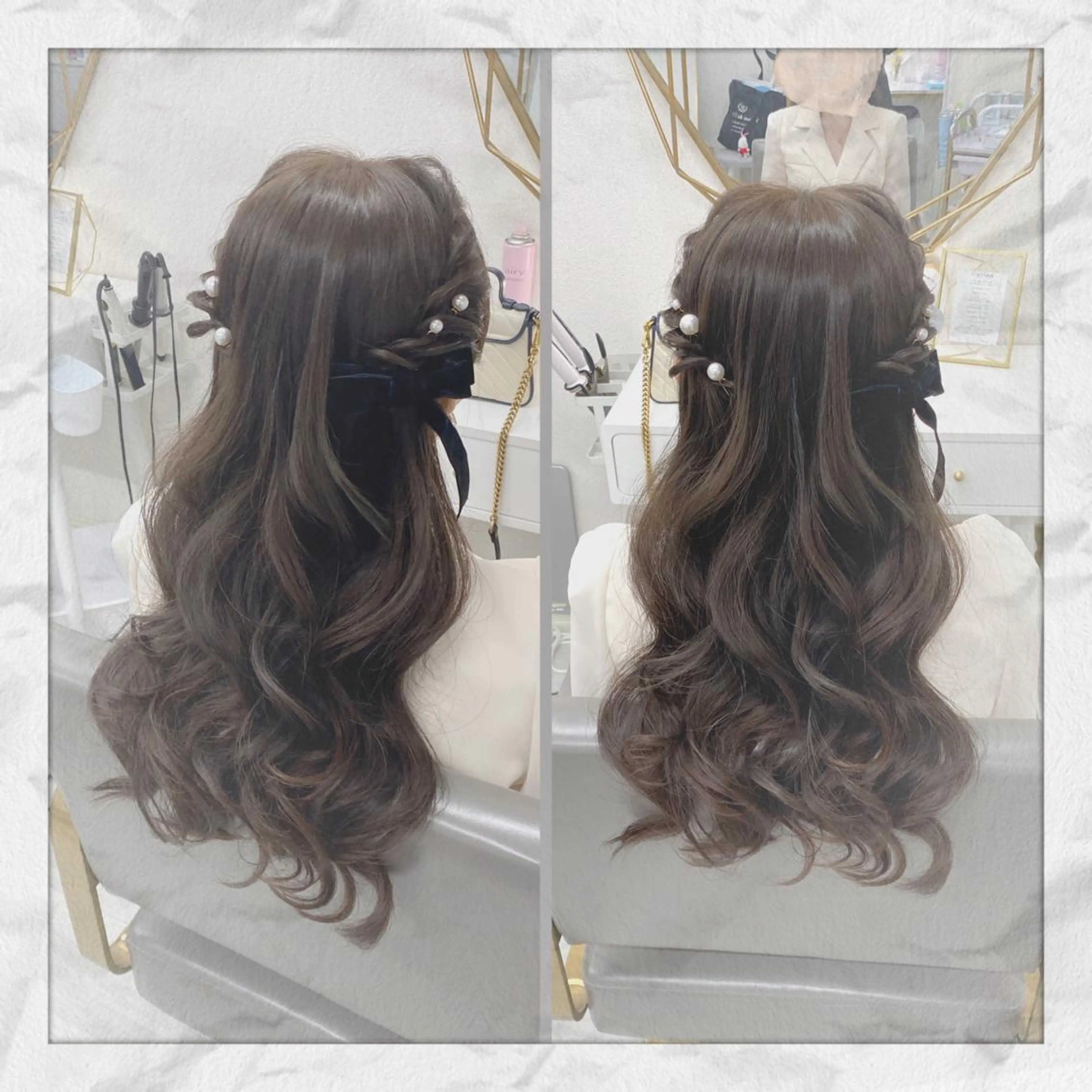 ロング ヘアアレンジ ヘアセット ヘアセット/着付け 𓇼 松本 夏美𓇼のヘアスタイル