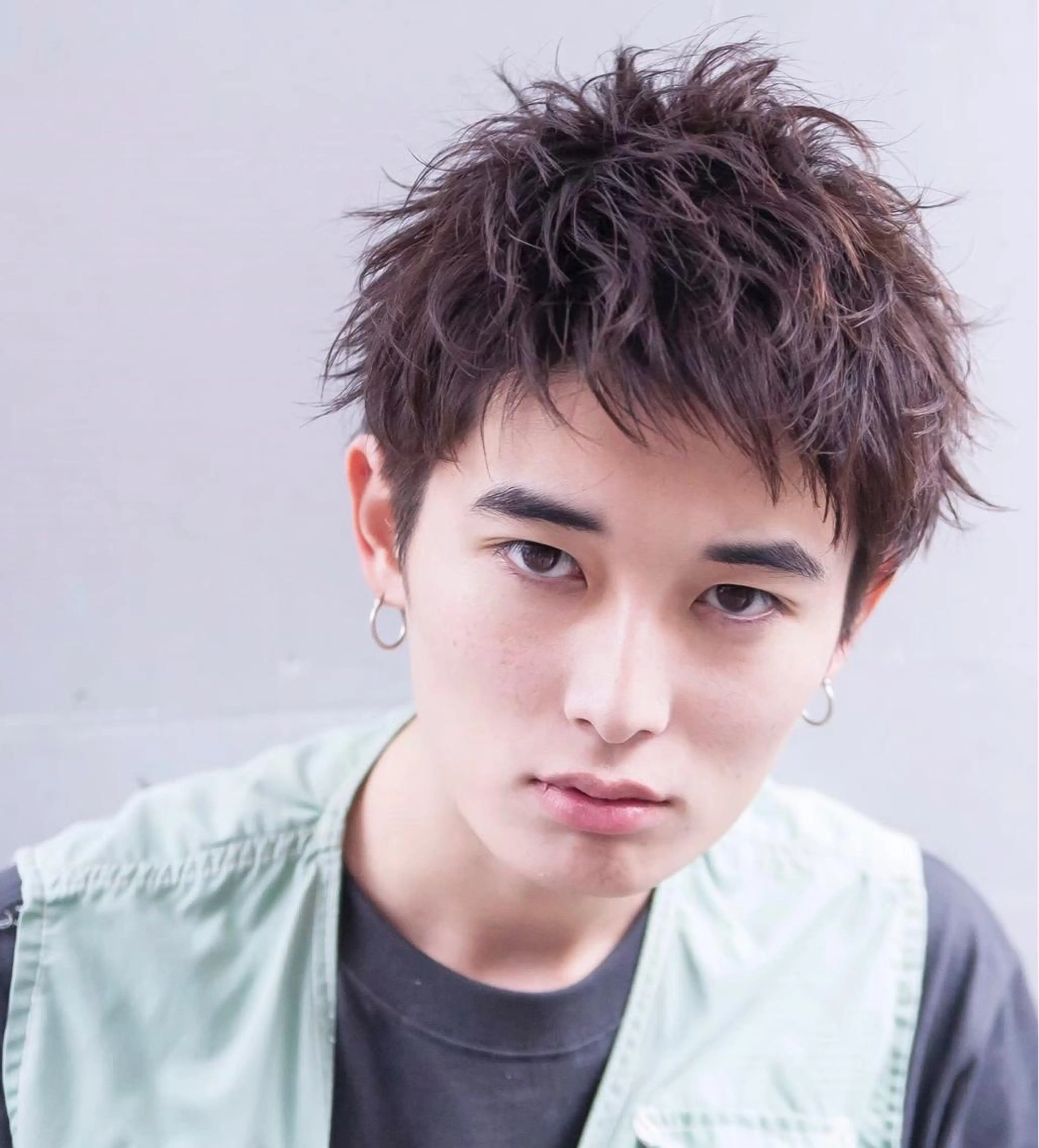 ショート カラー パーマ ヘアアレンジ メンズ maison所属・野田 修平のヘアスタイル