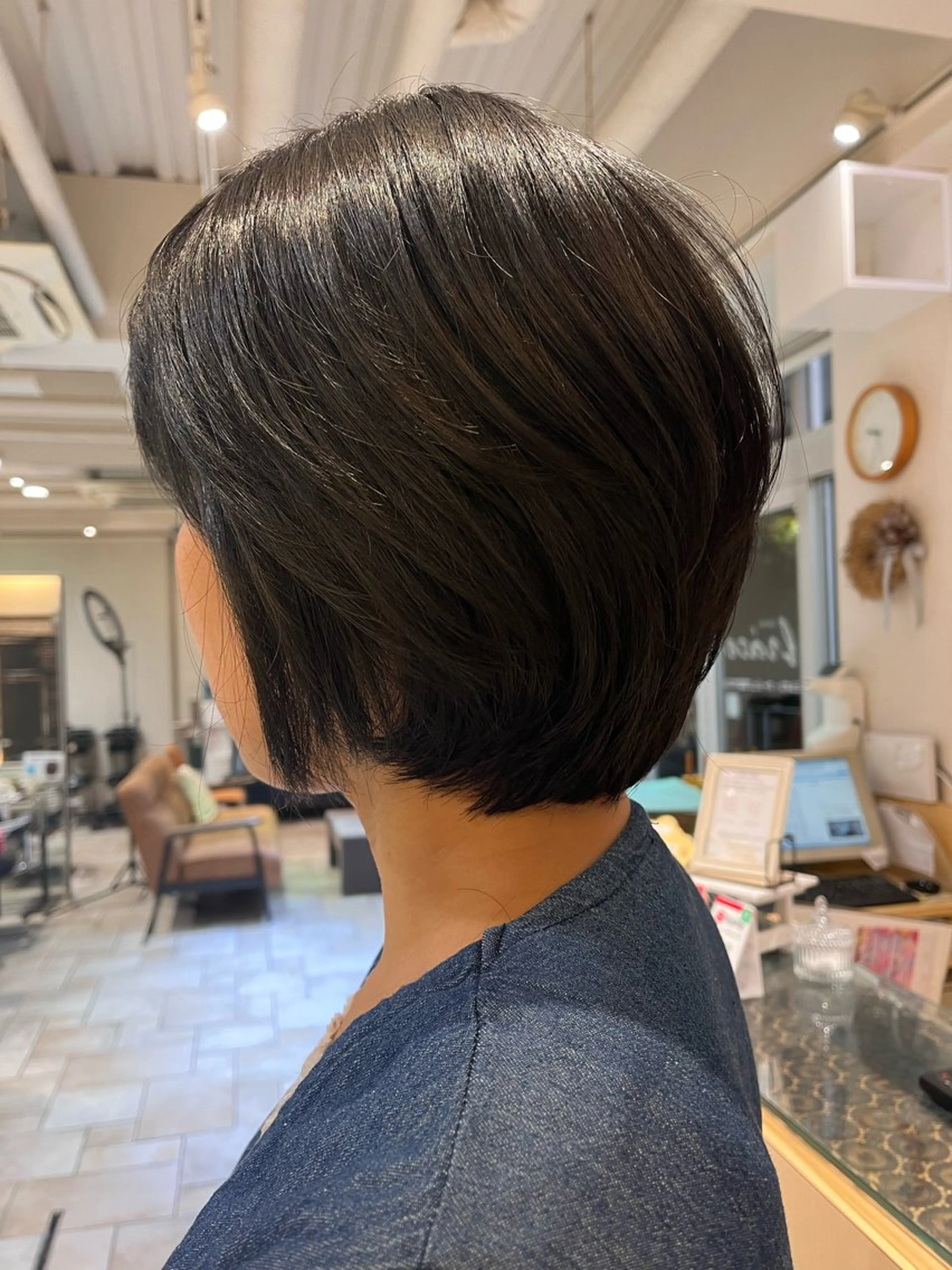 ショート レイヤー/暖色/ 髪質改善/永礼芳果のヘアスタイル