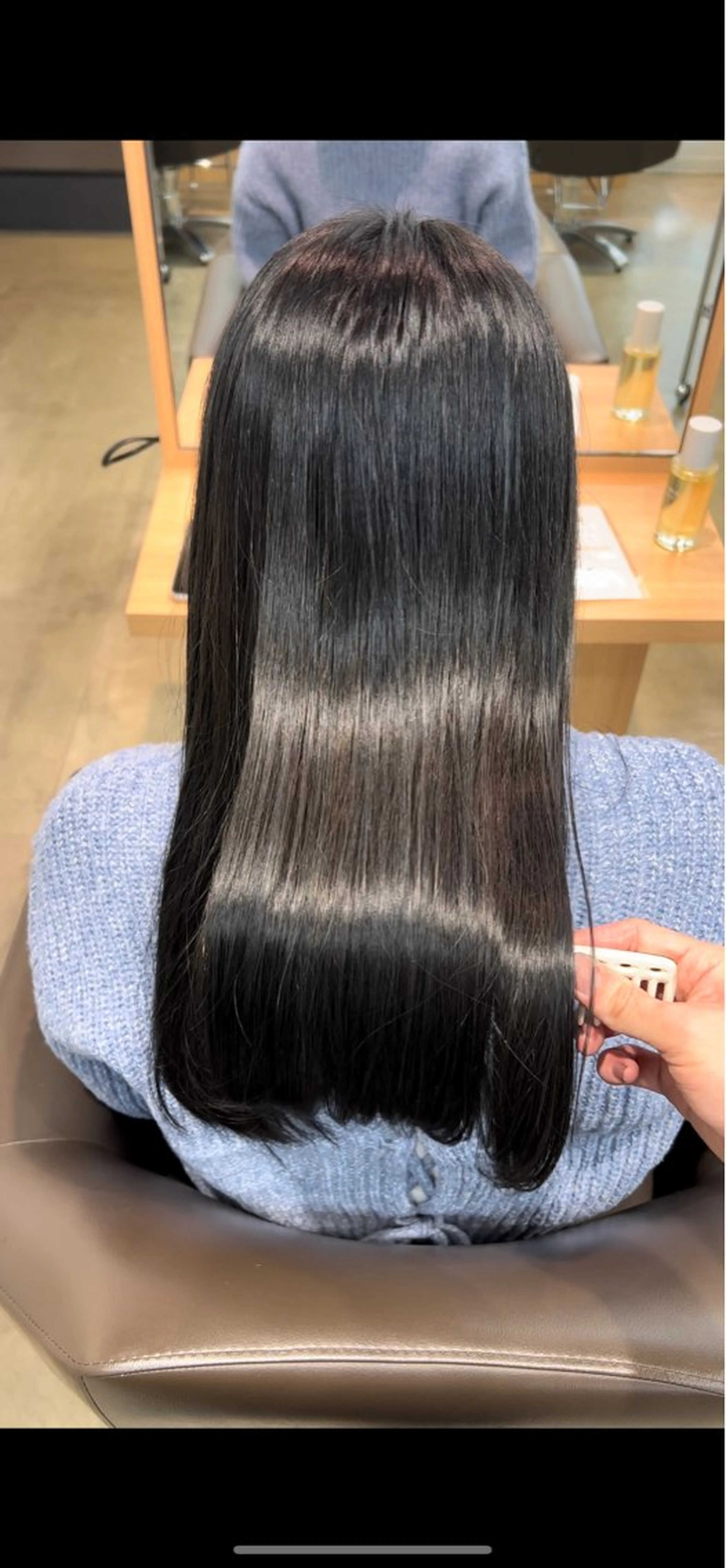 ロング 縮毛矯正 トリートメント Omnis所属・山中 欧輔のヘアスタイル