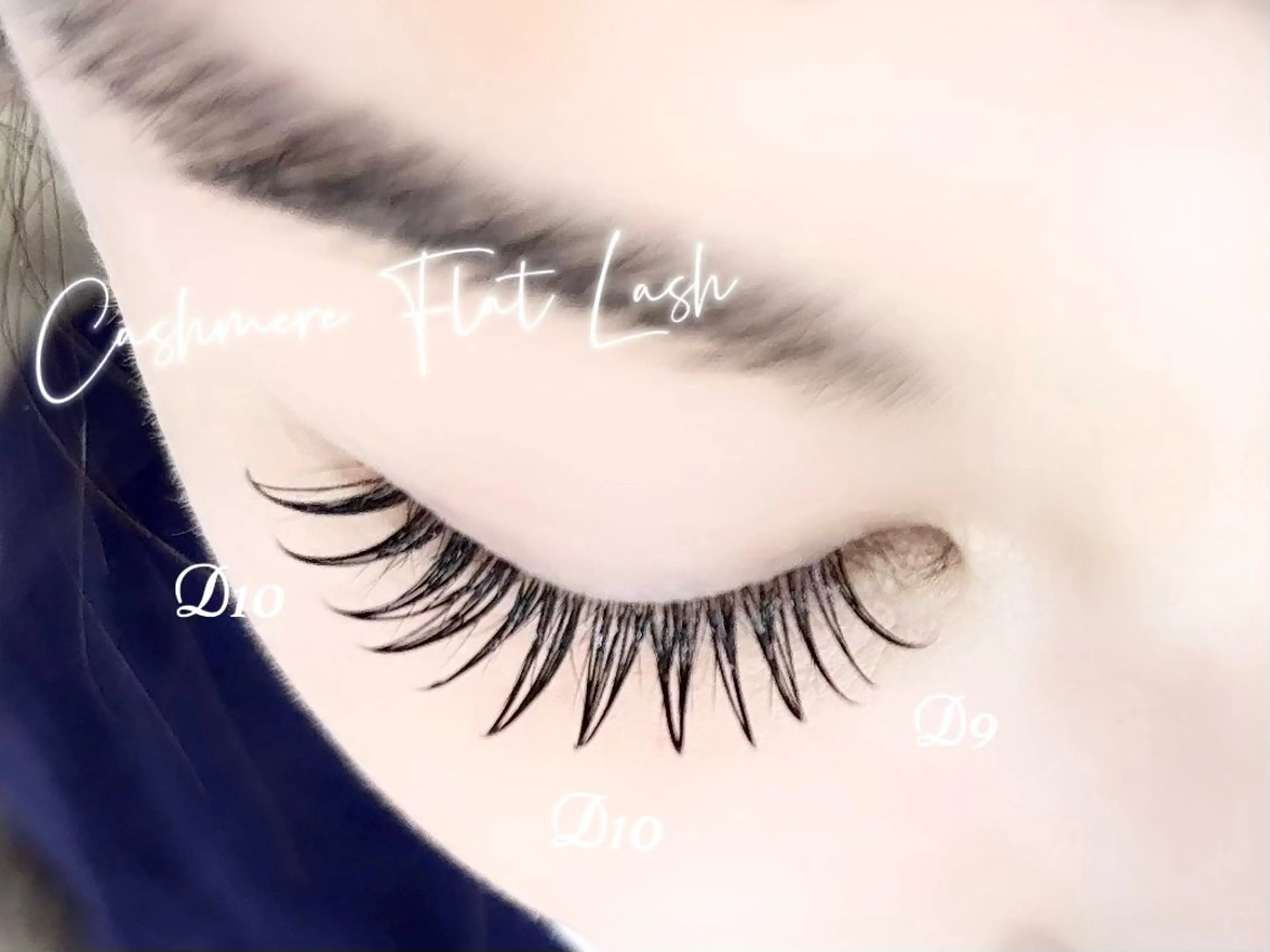 《オフ無料🤍柔らか高持続》カシミヤフラットラッシュ上130本まで🌷※他店付け足し不可の写真