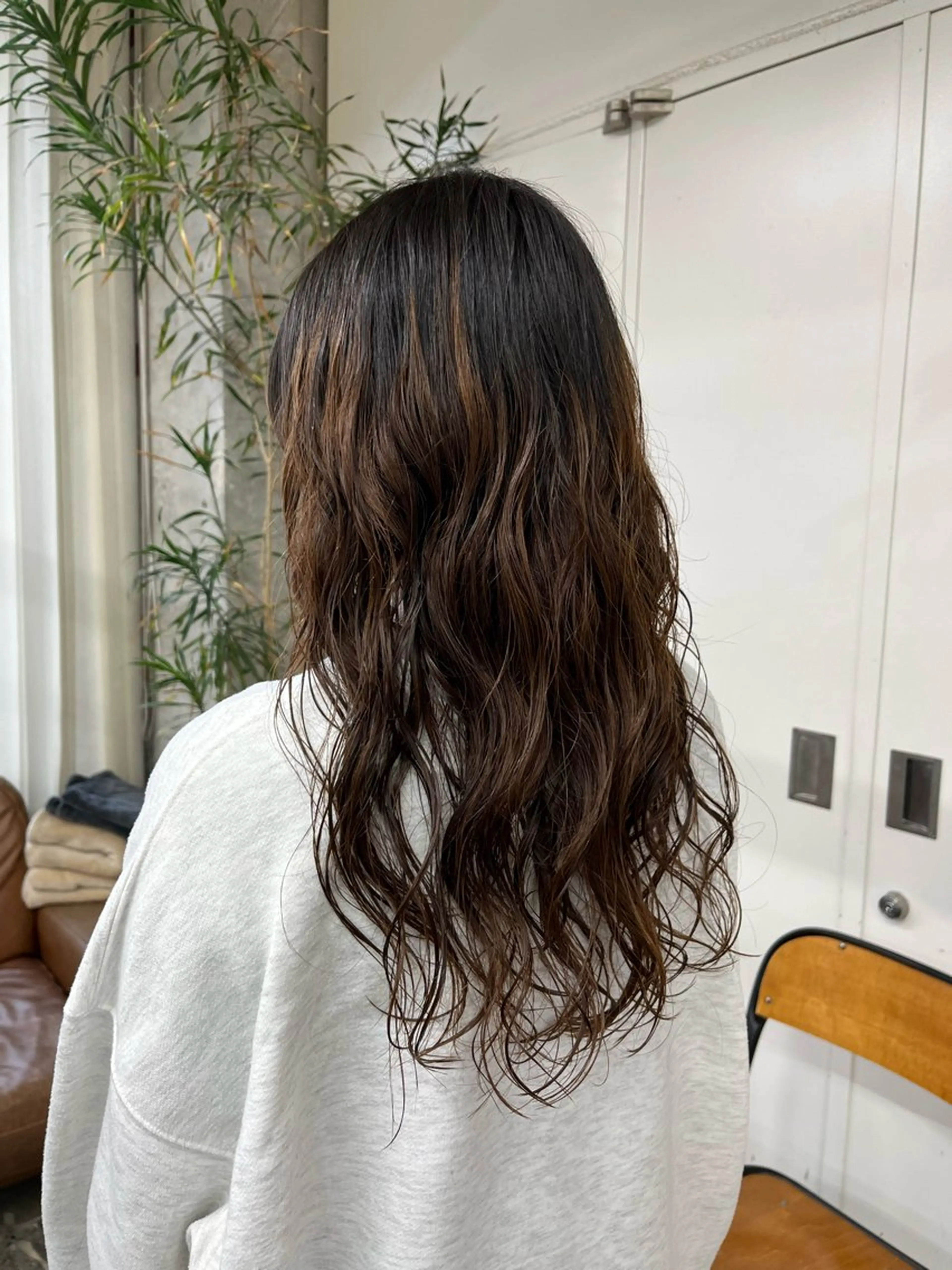 セミロング パーマ セミロングパーマ カット パーマ 小木曽智美 /ボブ/ショートのヘアスタイル