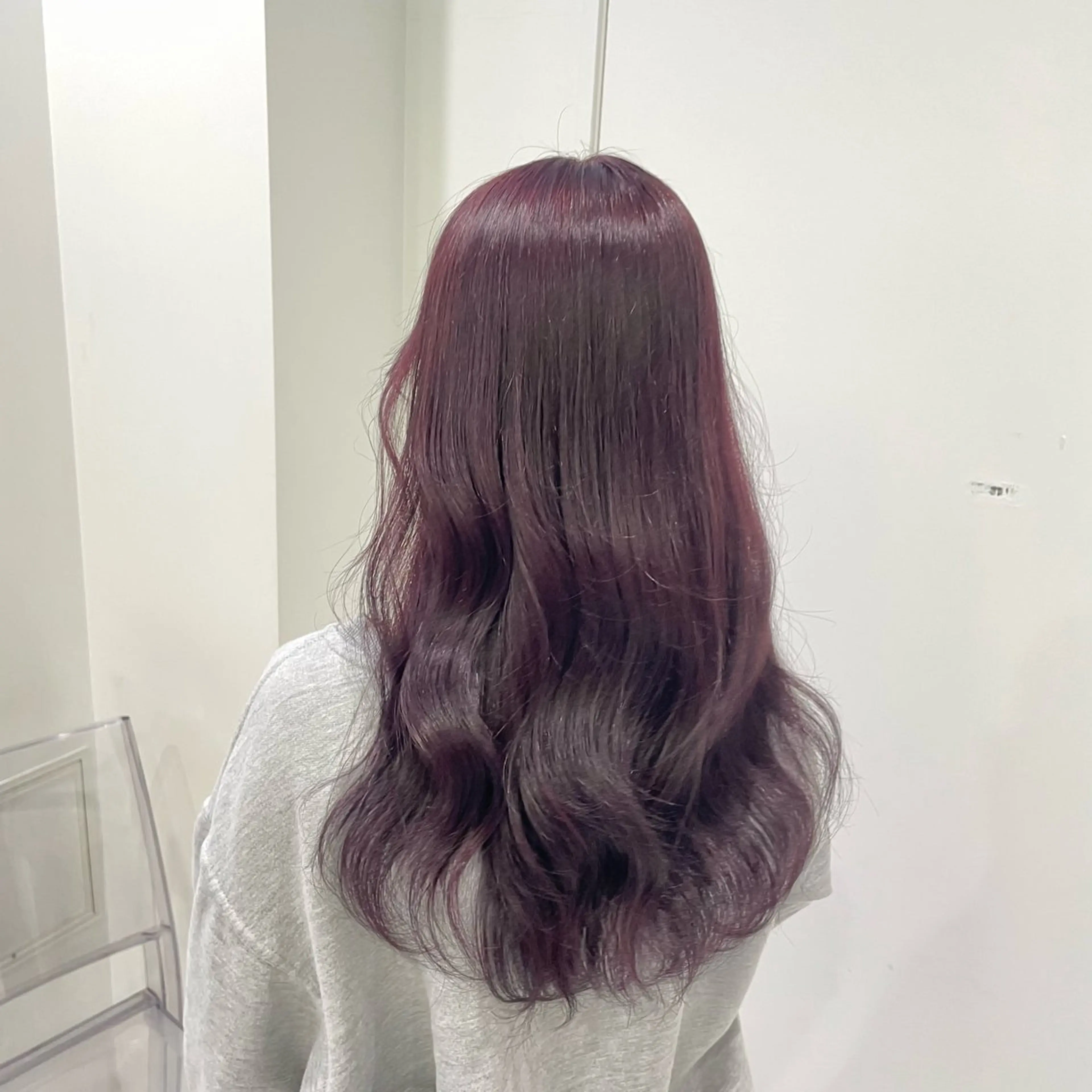 セミロング カラー ヘアカラー 大人っぽ♡上品な暖色 ♡ブリーチなし♡のヘアスタイル