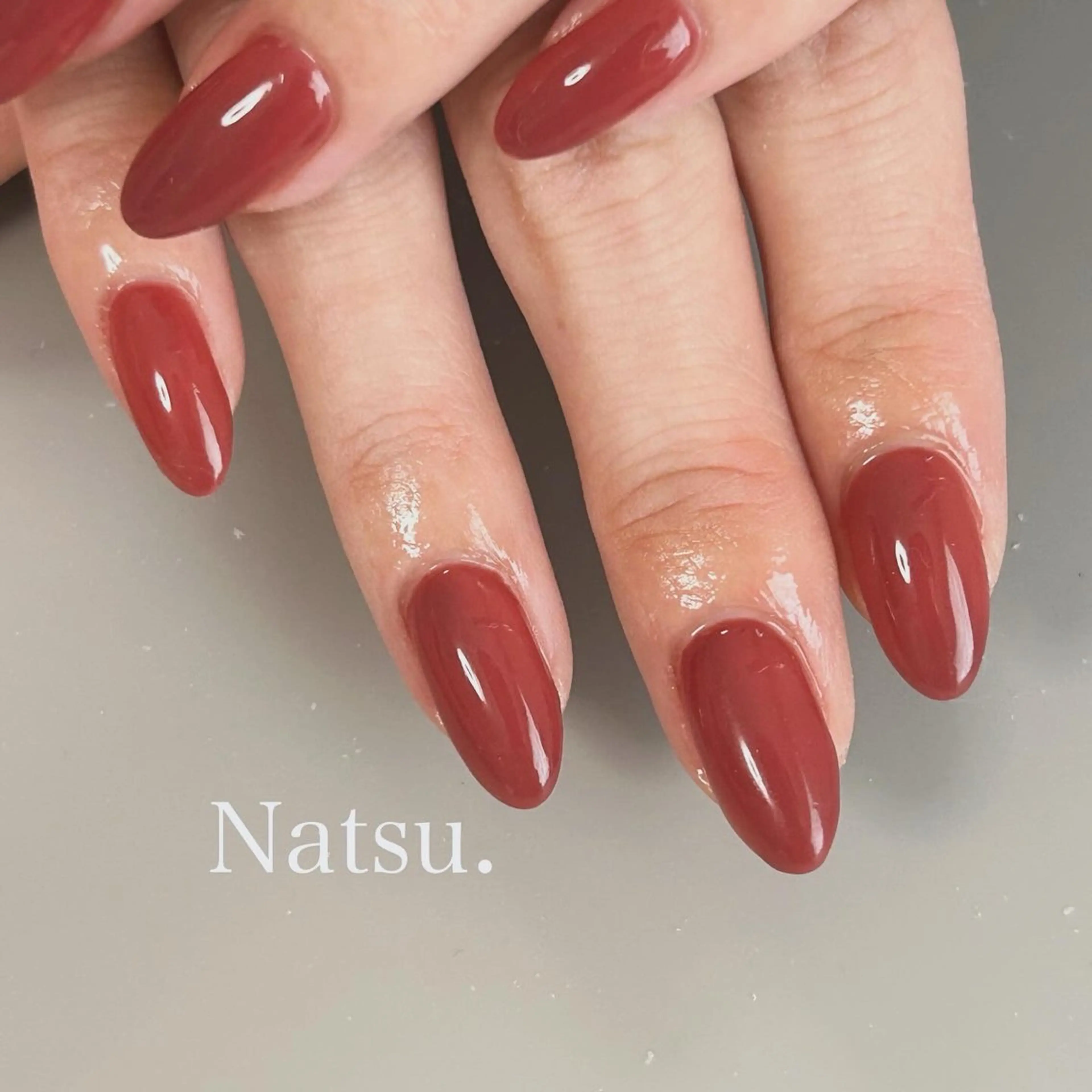 ネイル ワンカラーネイル Natsu nailのネイルデザイン