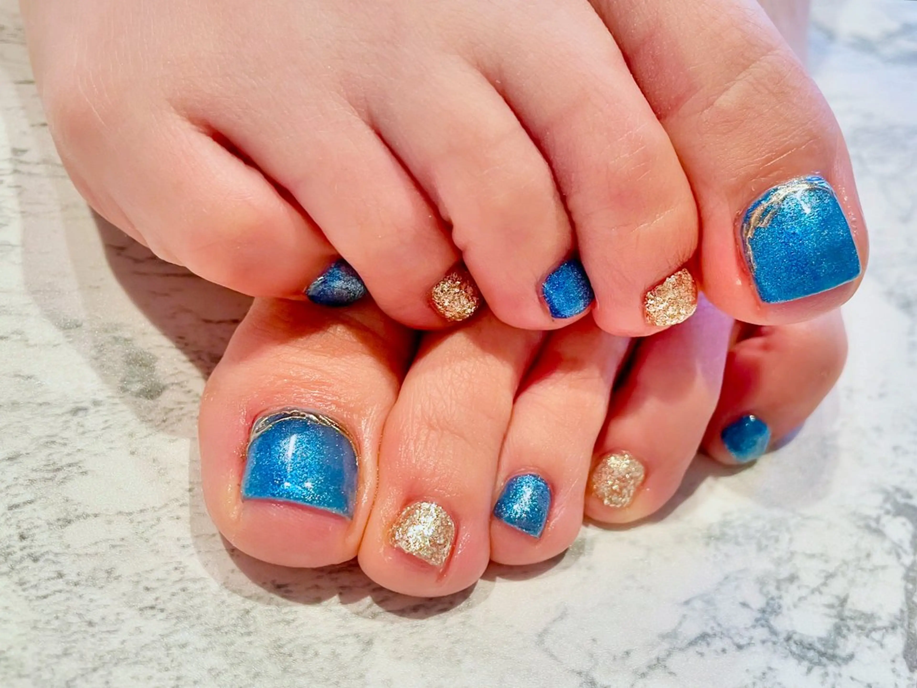 フットネイル⭐︎デザイン（オフあり）の写真