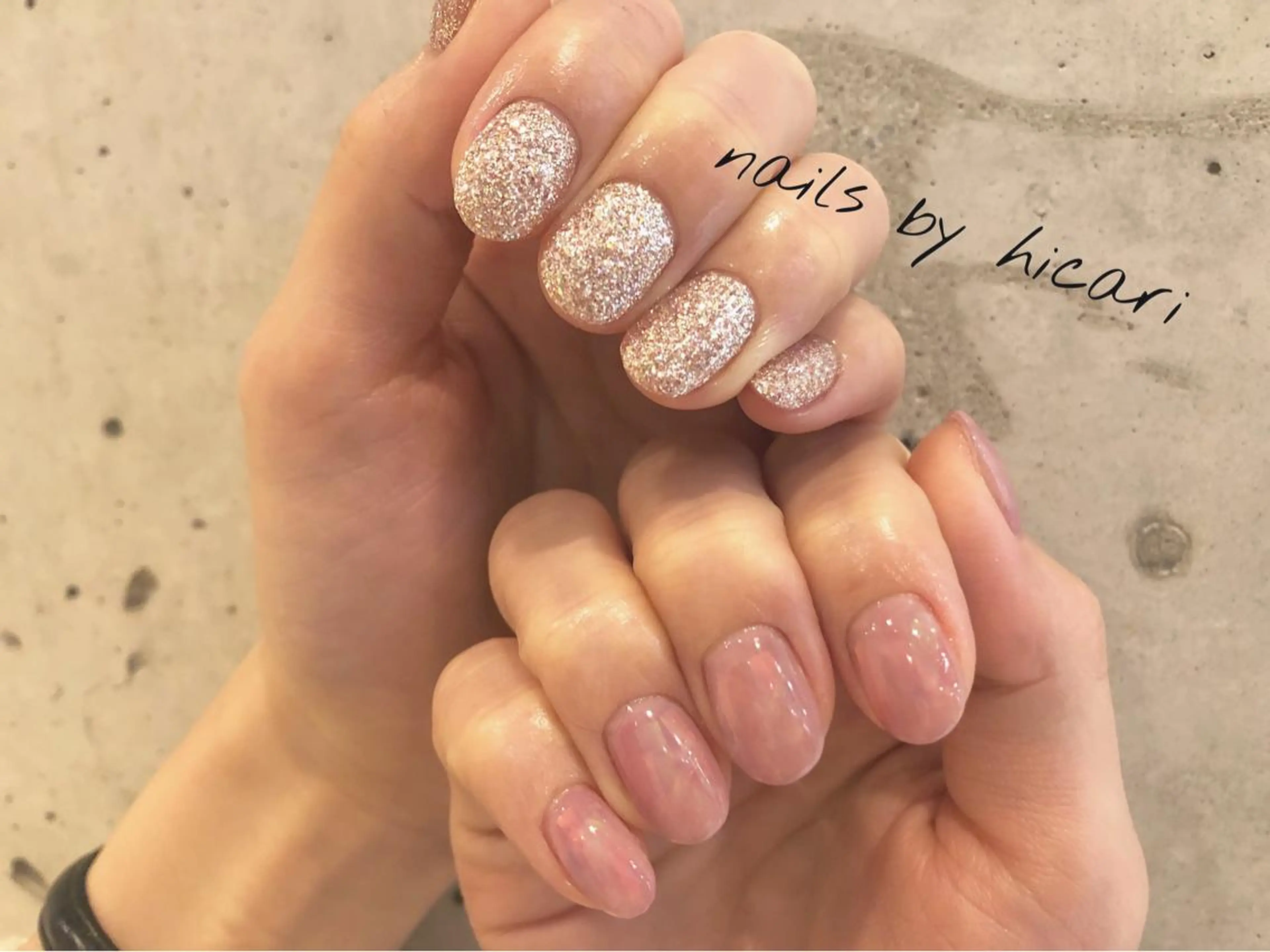 ショート カラー キッズ ネイル マツエク・マツパ ハンドネイル illum hicariのネイルデザイン