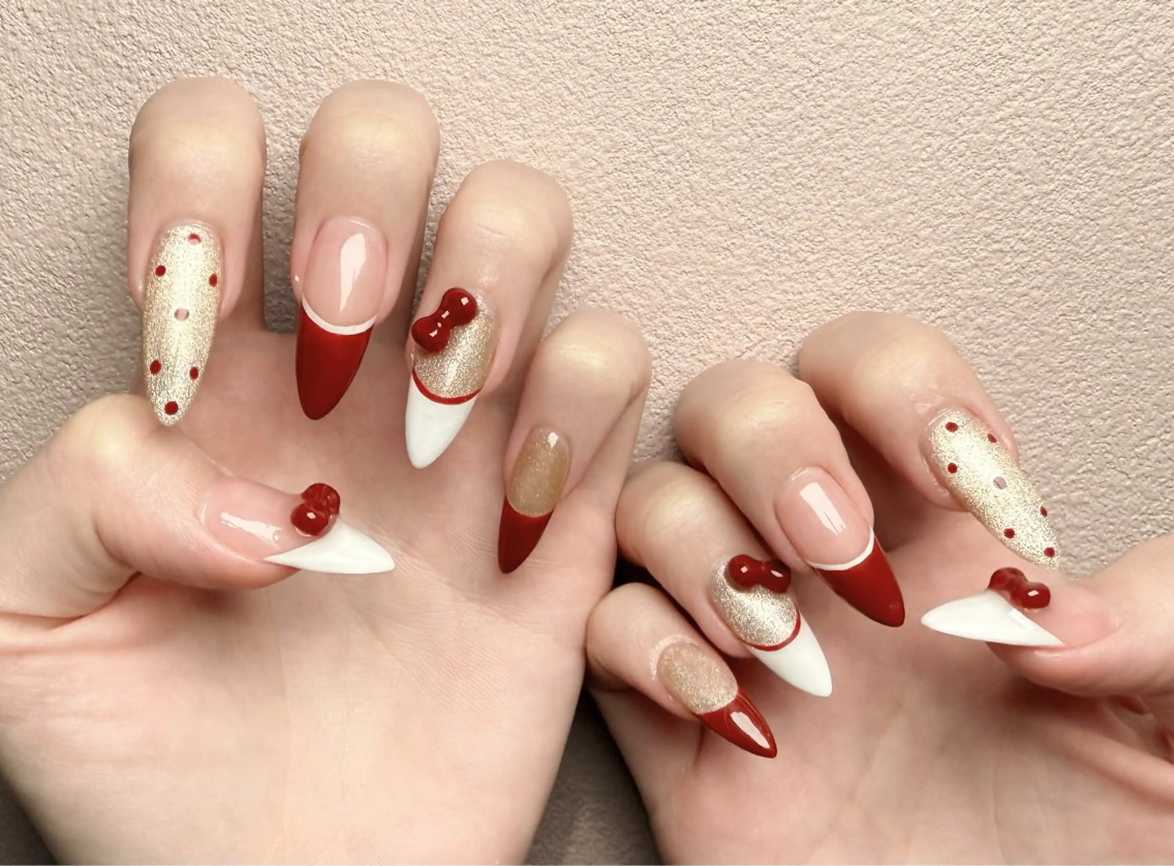 チップ長さだし✨120分持ち込みワンホンネイル15989円の写真