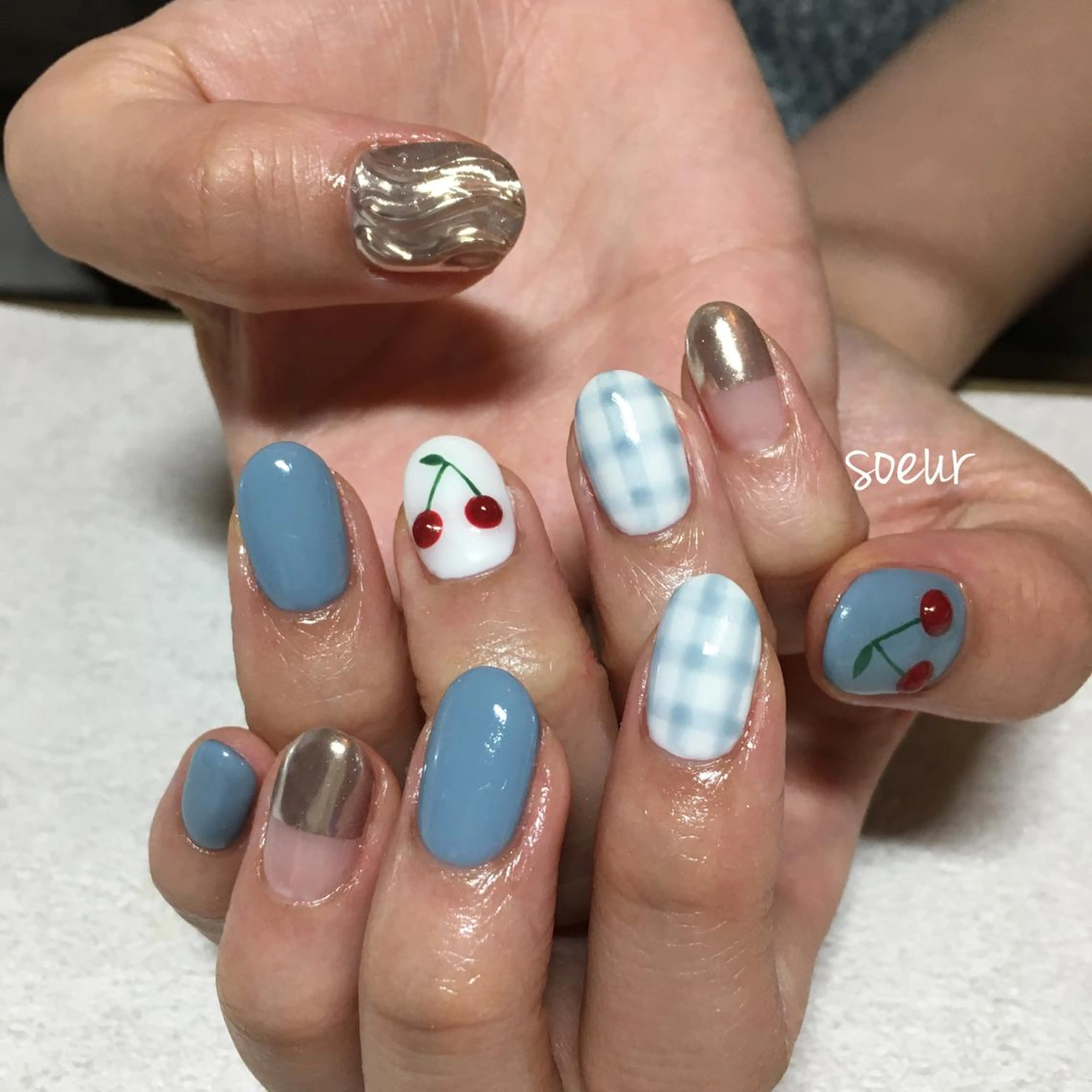 ネイル 持ち込み soeur_ 武蔵浦和のネイルデザイン