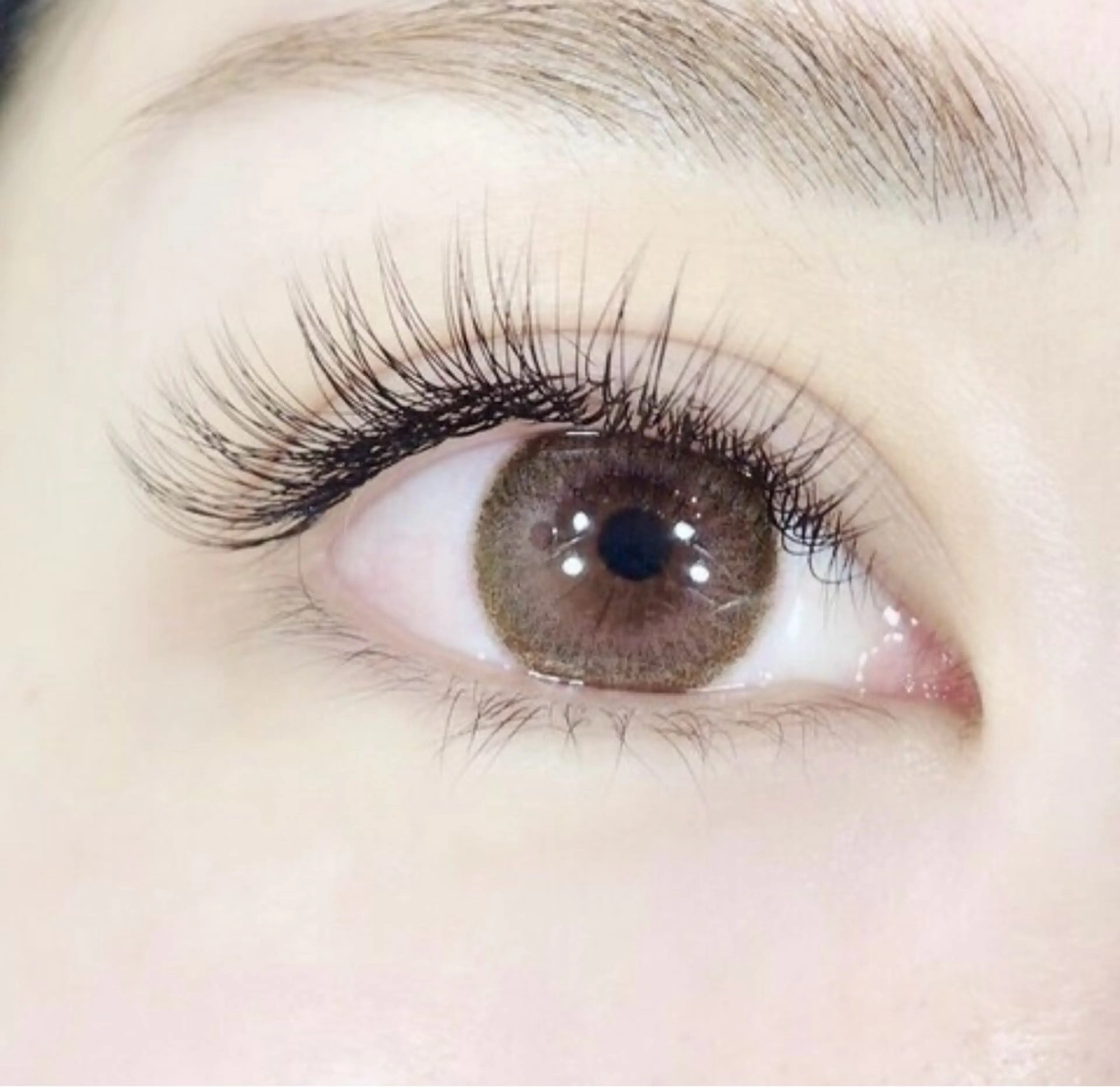 マツエク・マツパ フラットラッシュ ナチュラル マツエク サロンドデンファレ所属・片岡 瑠海のマツエク・マツパデザイン