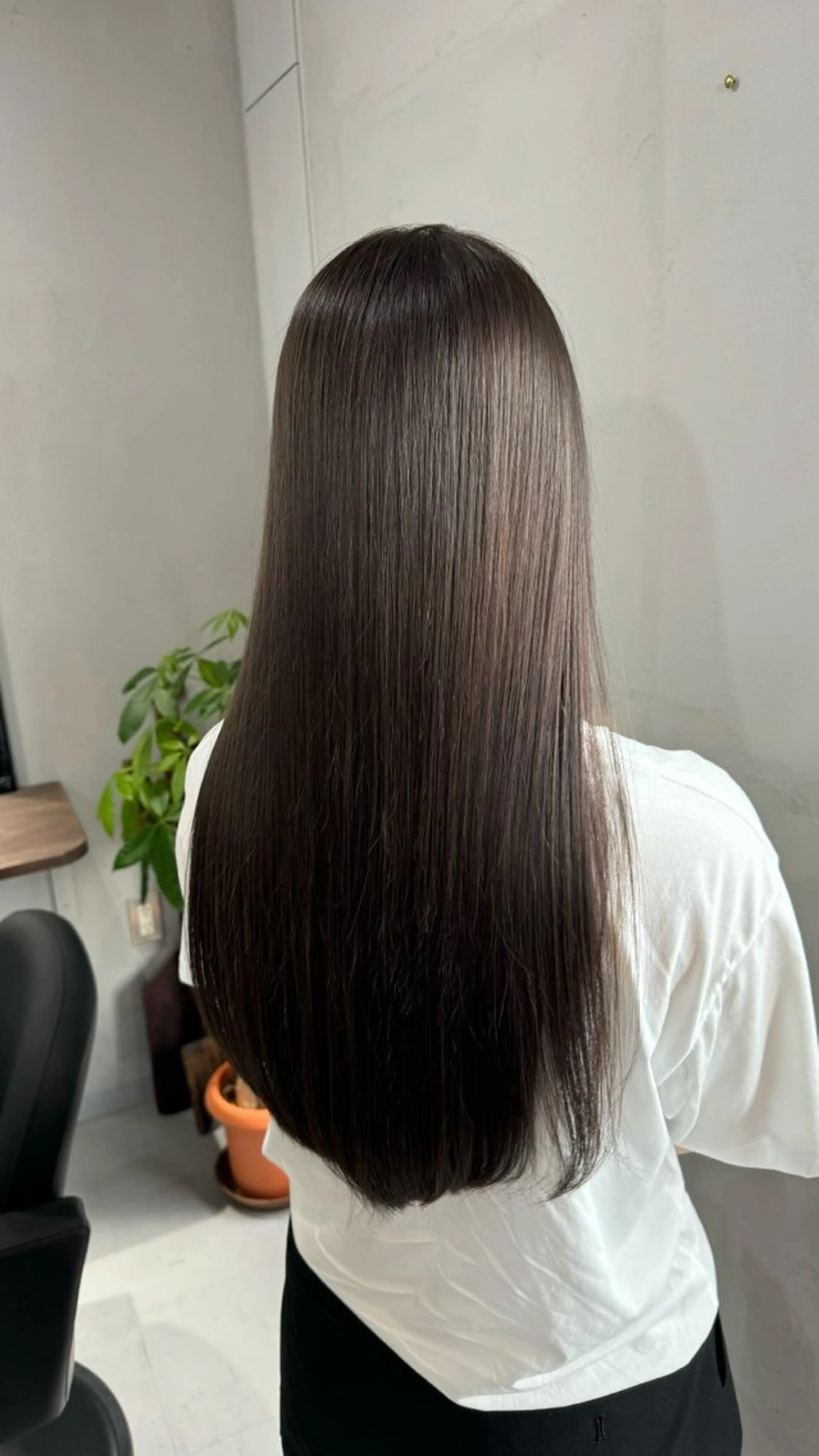 ワンカラー＋髪質改善トリートメント🫧の写真