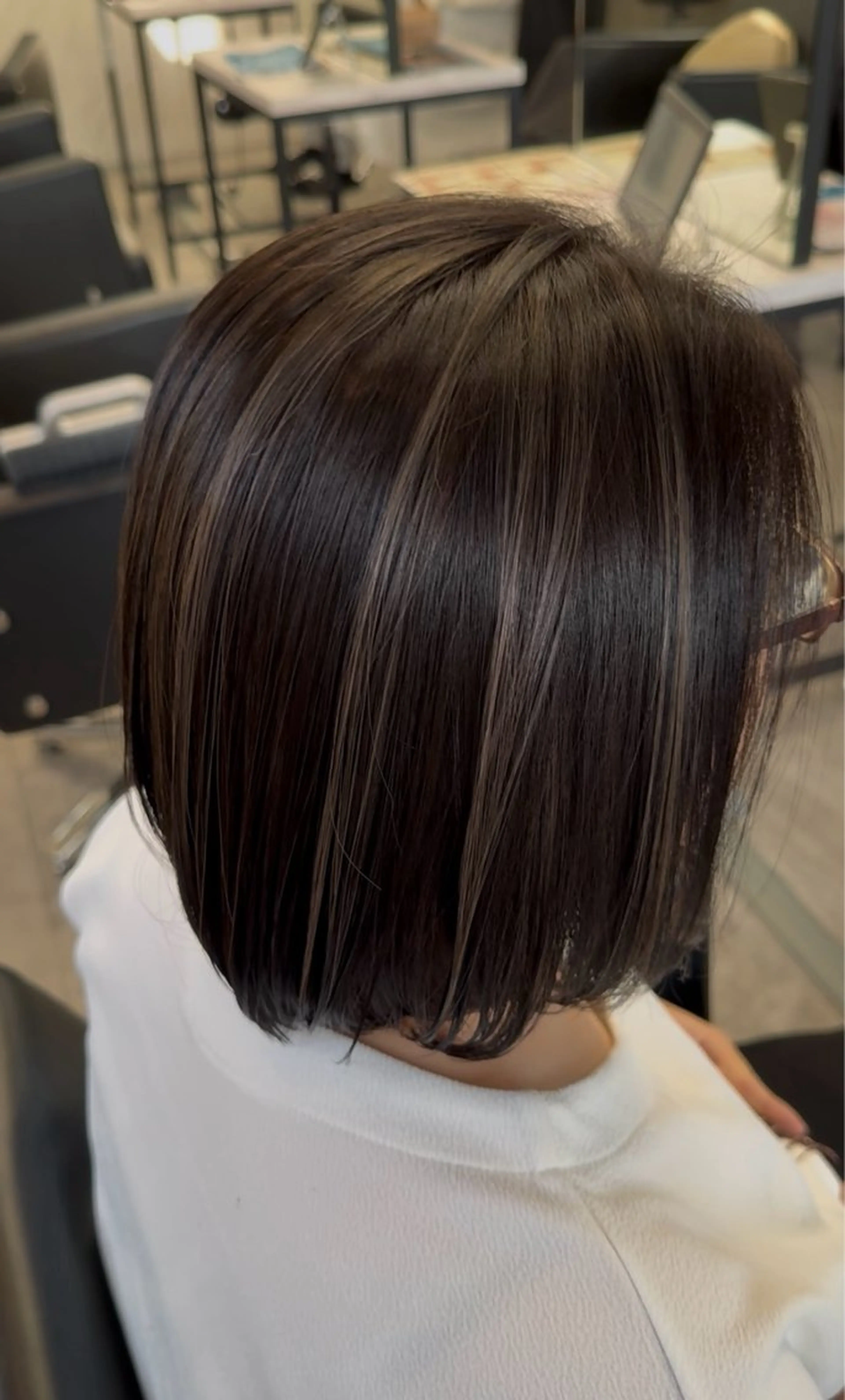 ミディアム カラー ヘアカラー トリートメント SKILL石岡本店所属・ՏKIᒪᒪ石岡店 本田のヘアスタイル