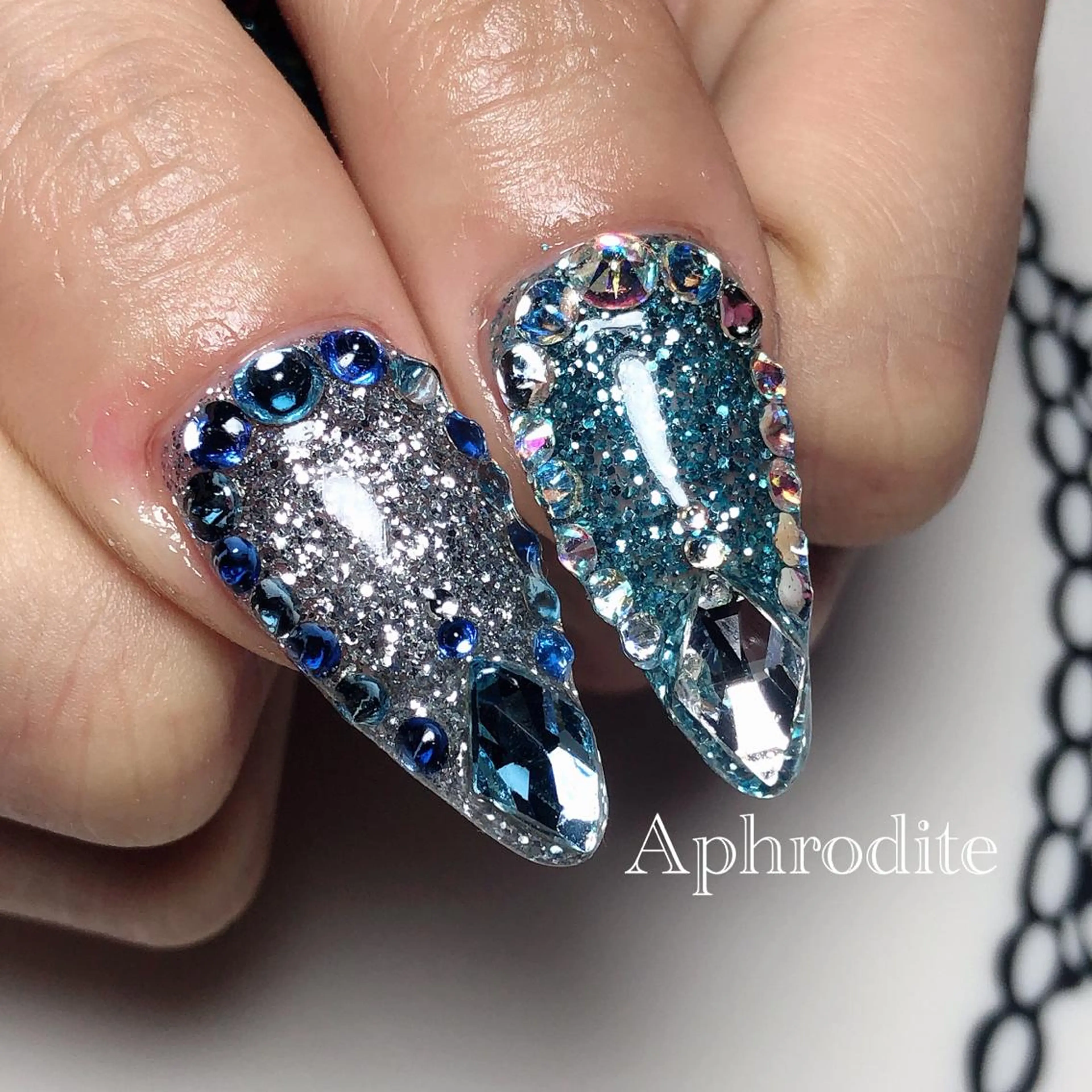 ネイル スカルプネイル Aphrodite パラジェル認定サロンのネイルデザイン