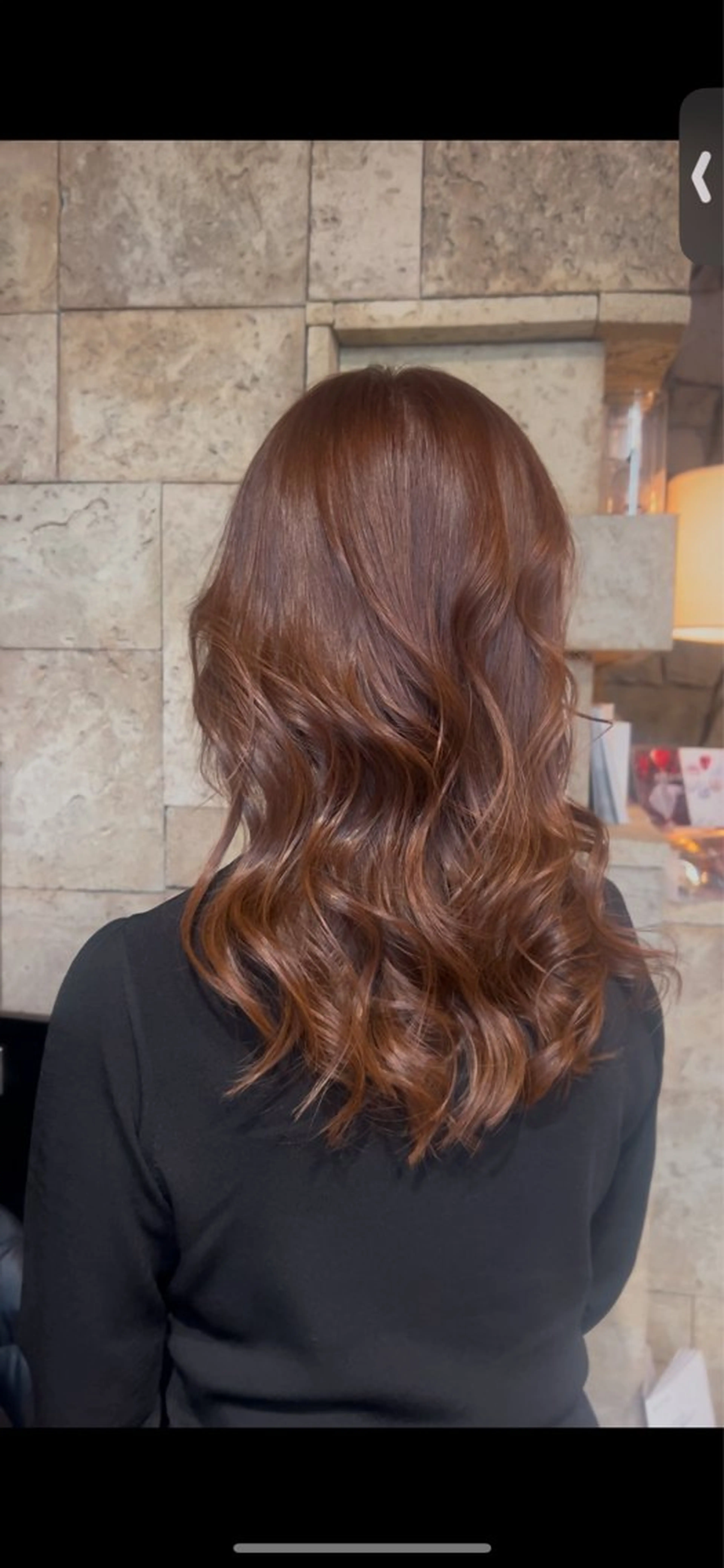 ミディアム カラー ヘアアレンジ ブラウンカラー ピンクカラー ピンクブラウン 髙橋 リナ‪のヘアスタイル