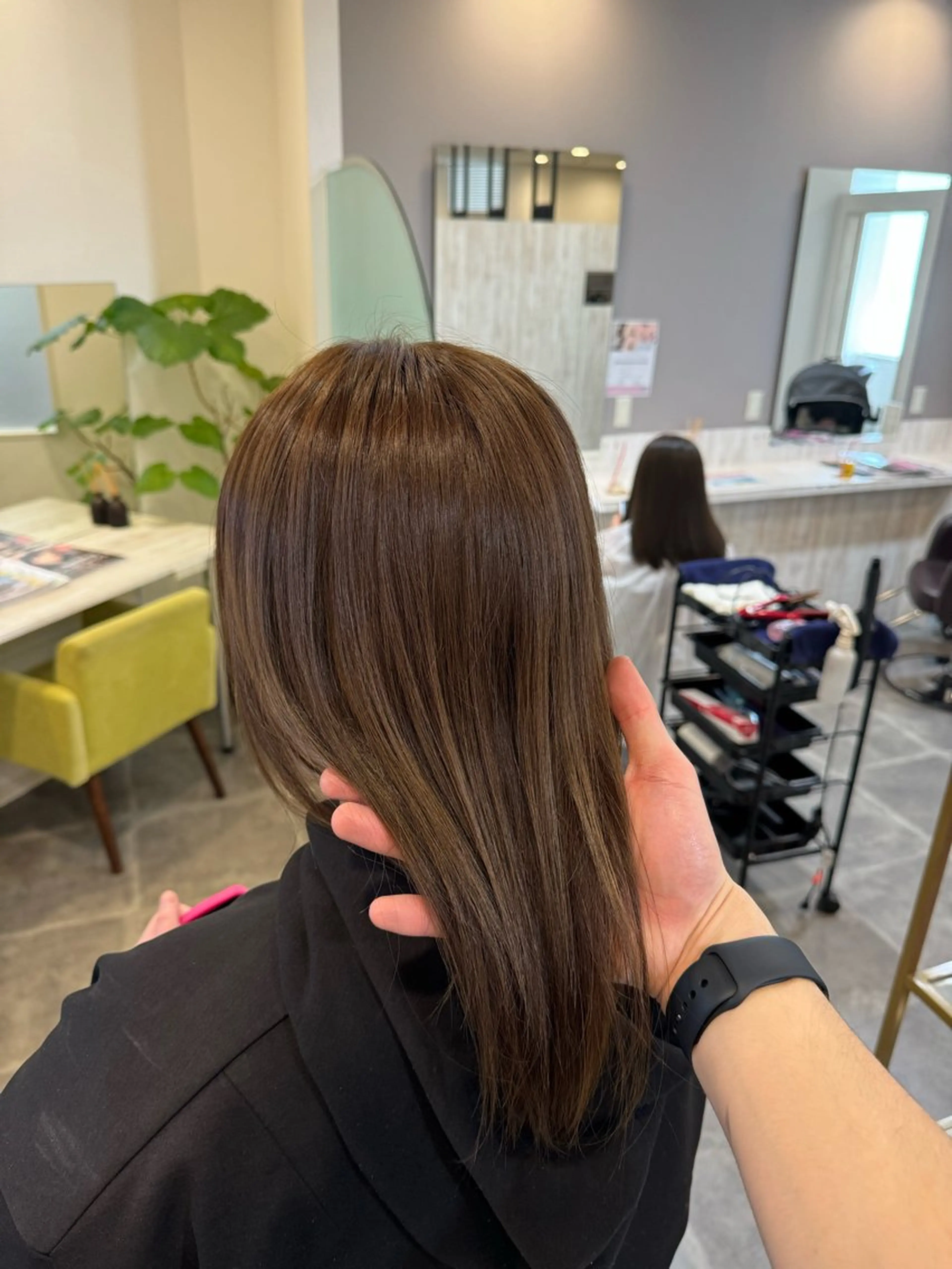 ミディアム 【艶カラー⠀】坂東 要のヘアスタイル