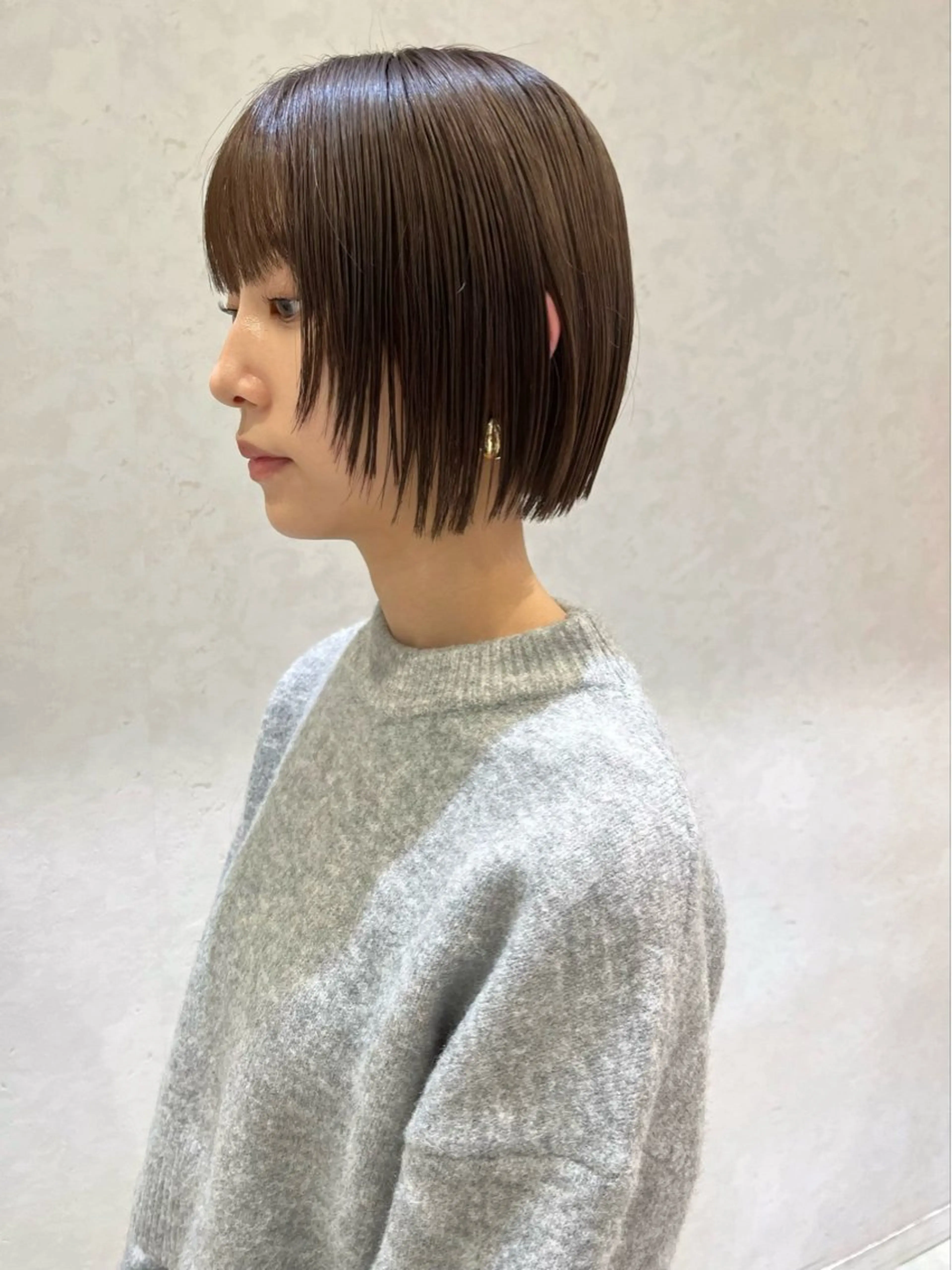 ショート カラー nono/パーマ /顔まわりカット🐈のヘアスタイル