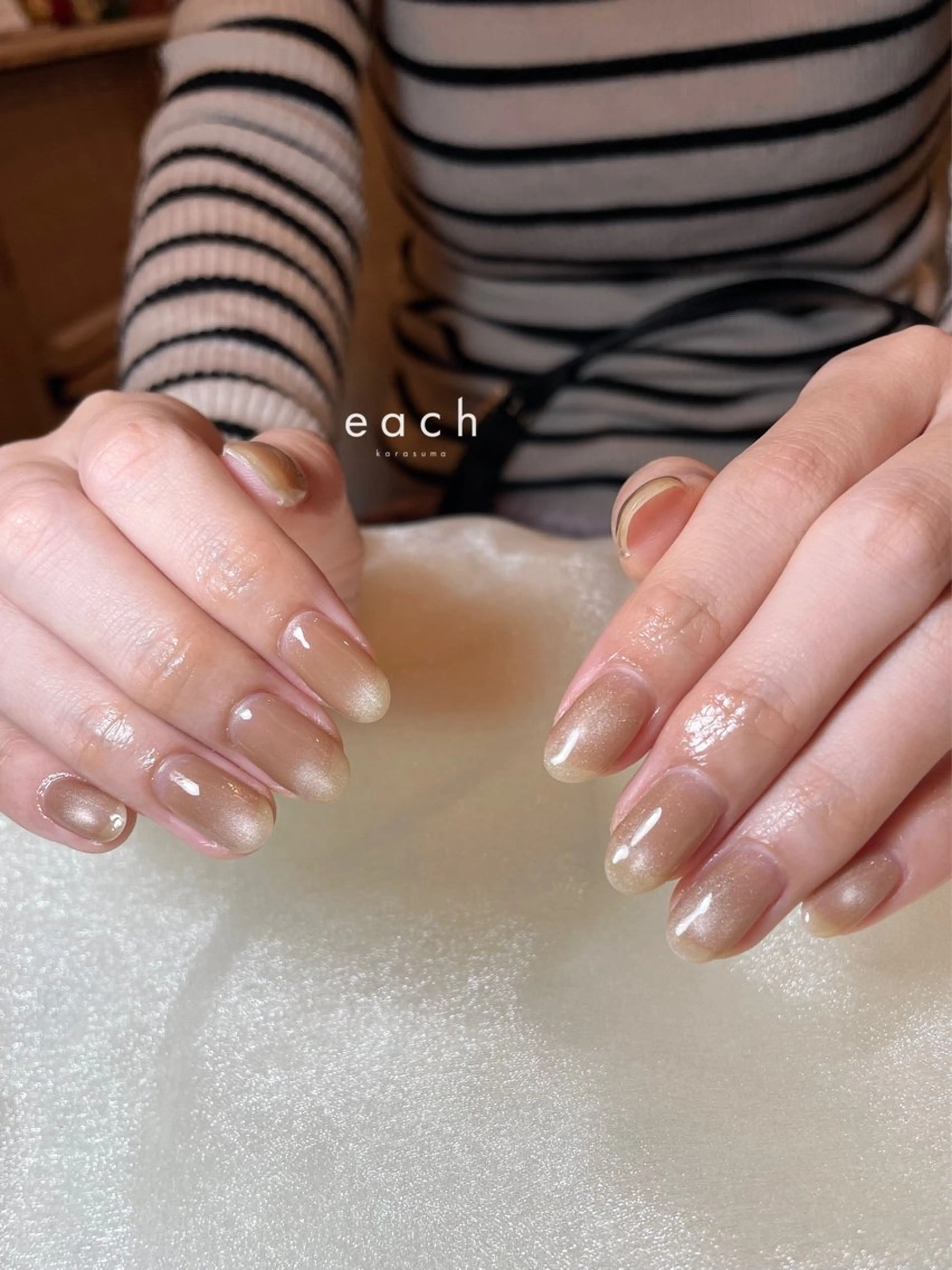 ネイル マグネットネイル each lucaのネイルデザイン