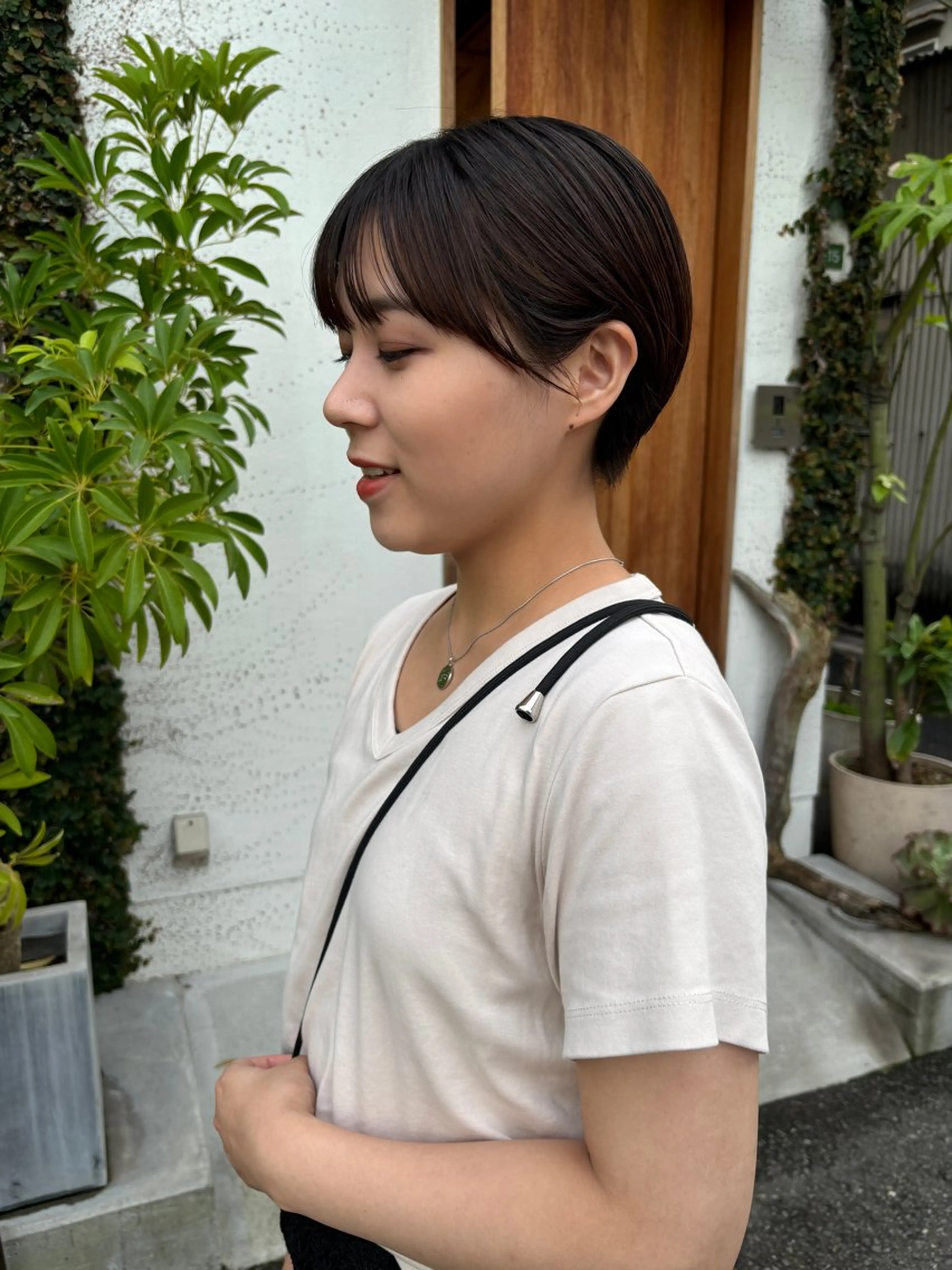 ショート カラー ショートヘア Chiho / 梅田 / ボブ/ パーマのヘアスタイル