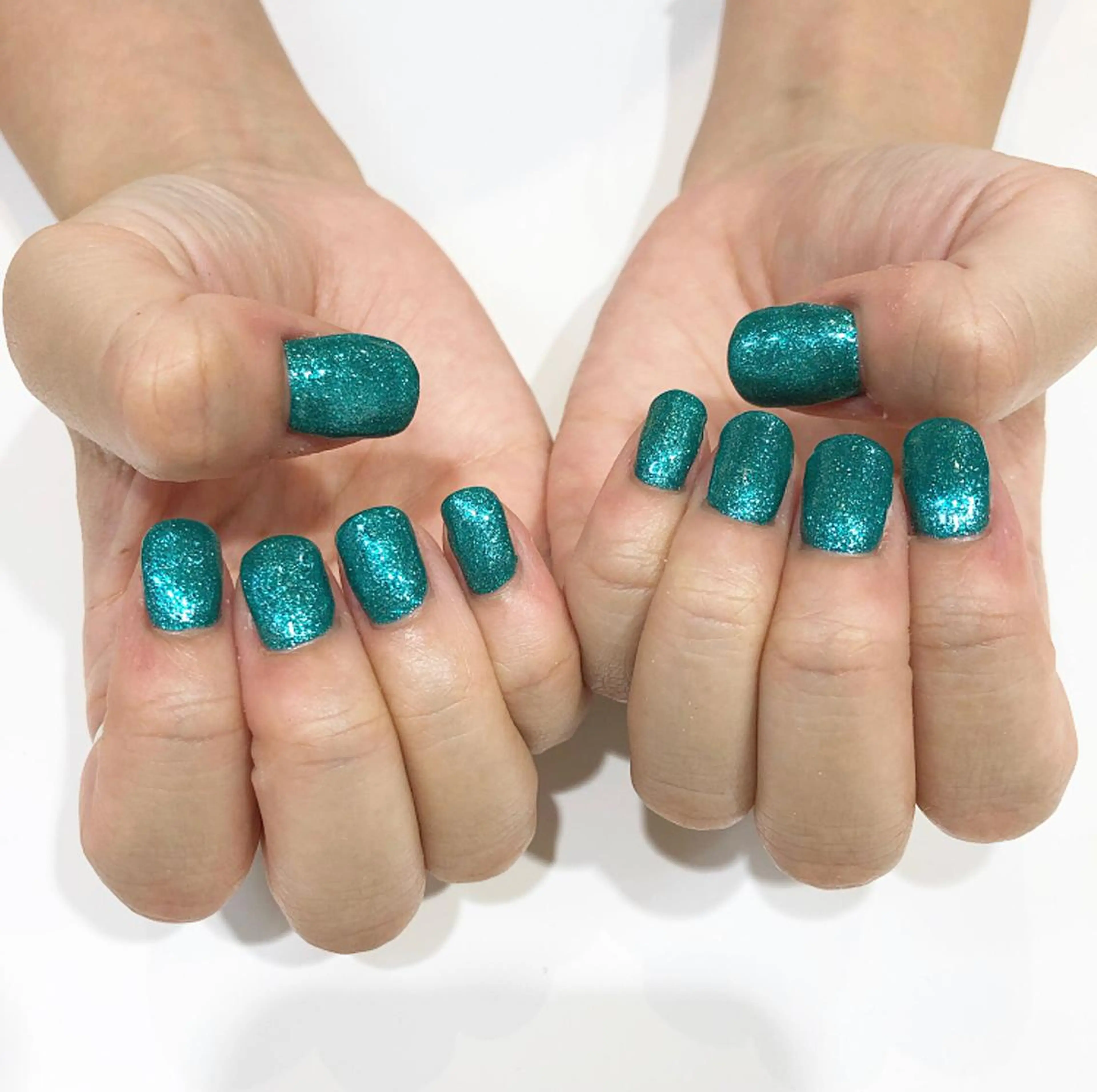 ネイル ラメ(グリッター) ワンカラーネイル rina eye&nailのマツエク・マツパデザイン