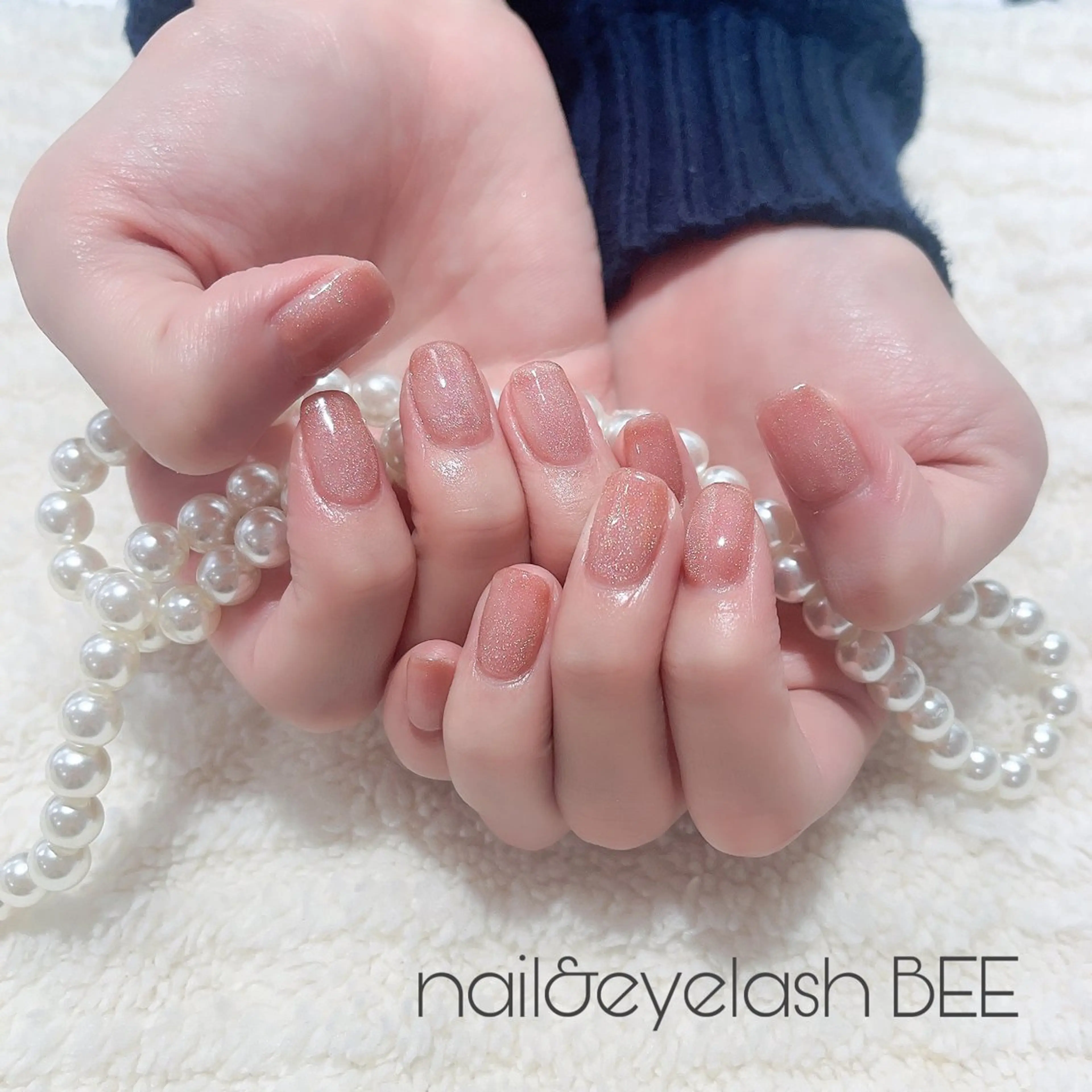 ネイル マグネットネイル ハンドネイル NailBee銀座店 🤎Akaのネイルデザイン