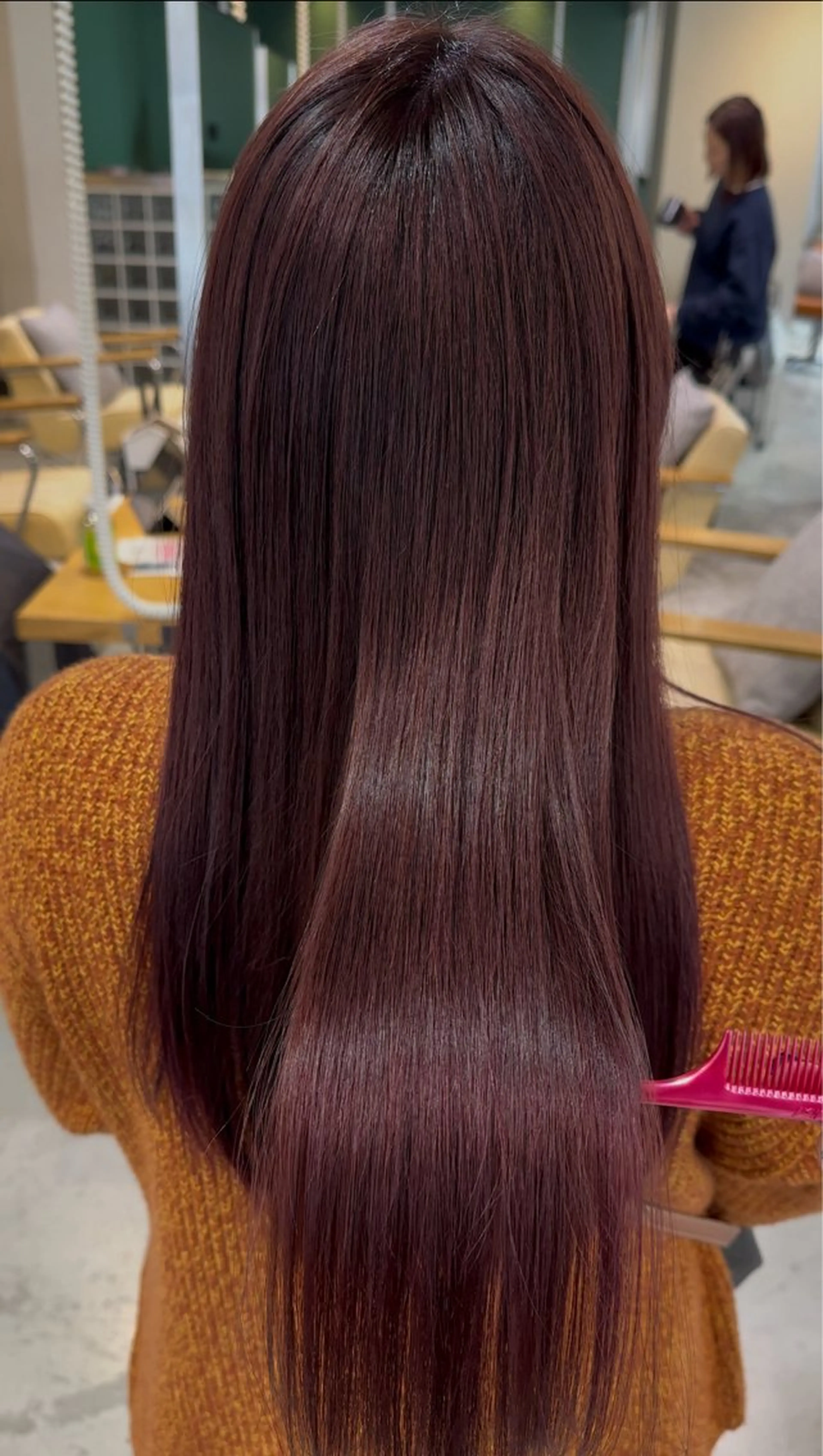 ロング 髪質改善 トリートメント FILMS所属・MI HOのヘアスタイル