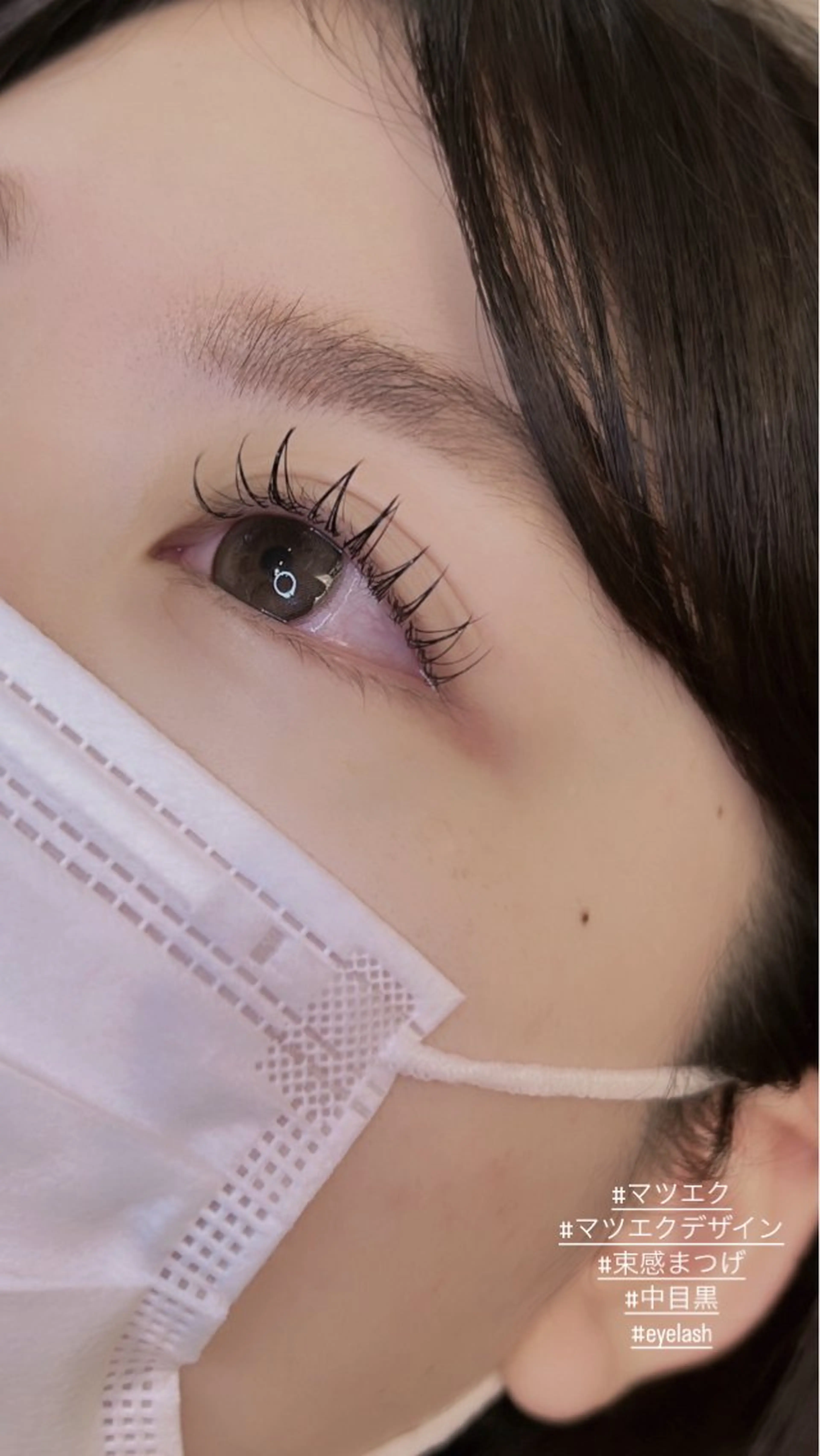 🫧上まつげエクステ120本フラットラッシュorセーブル🫧          付け替えオフ無料！！の写真