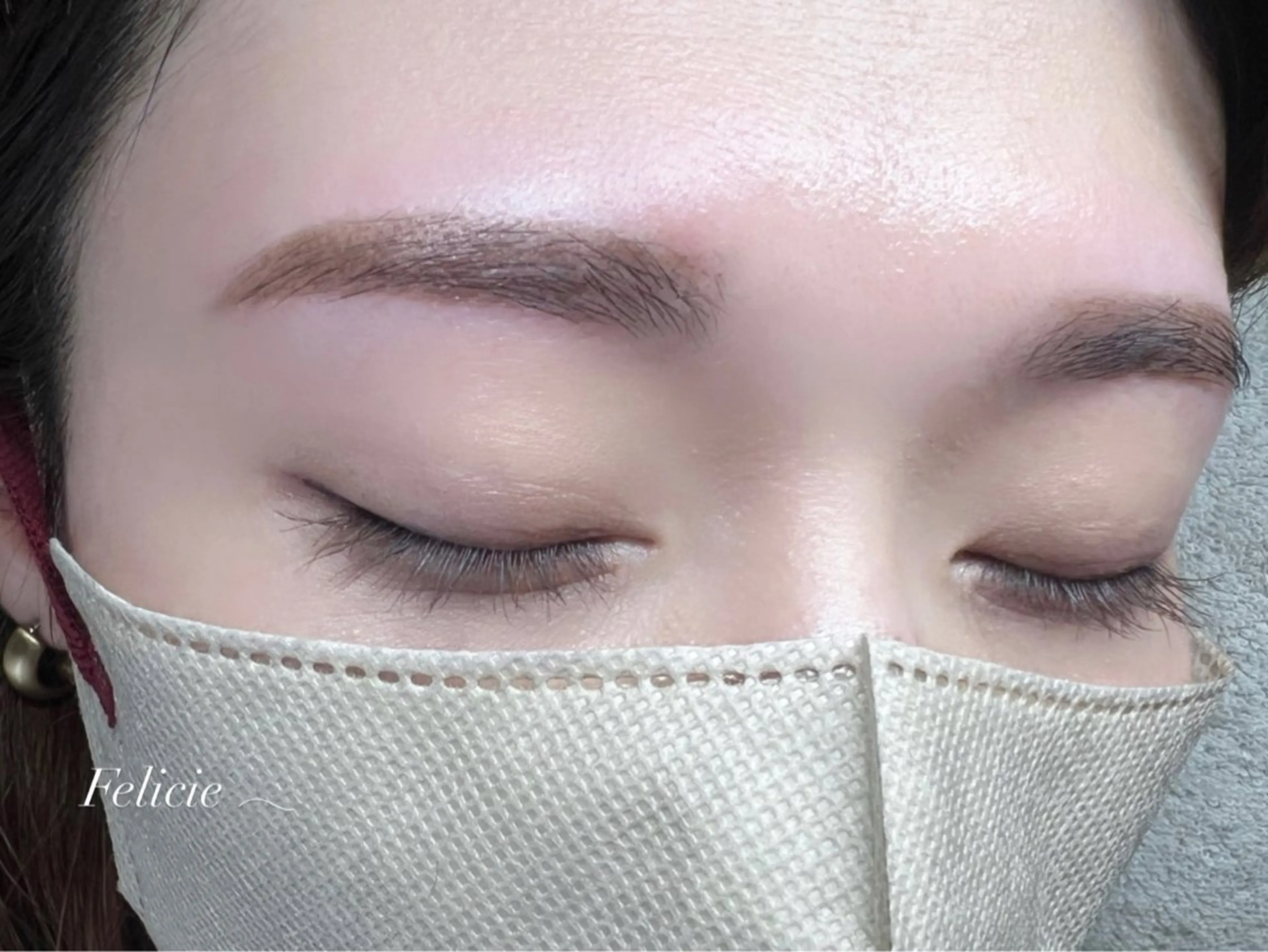 アイブロウ 眉毛ワックス脱毛 ワックス脱毛 Felicie＊ Sayakaのマツエク・マツパデザイン