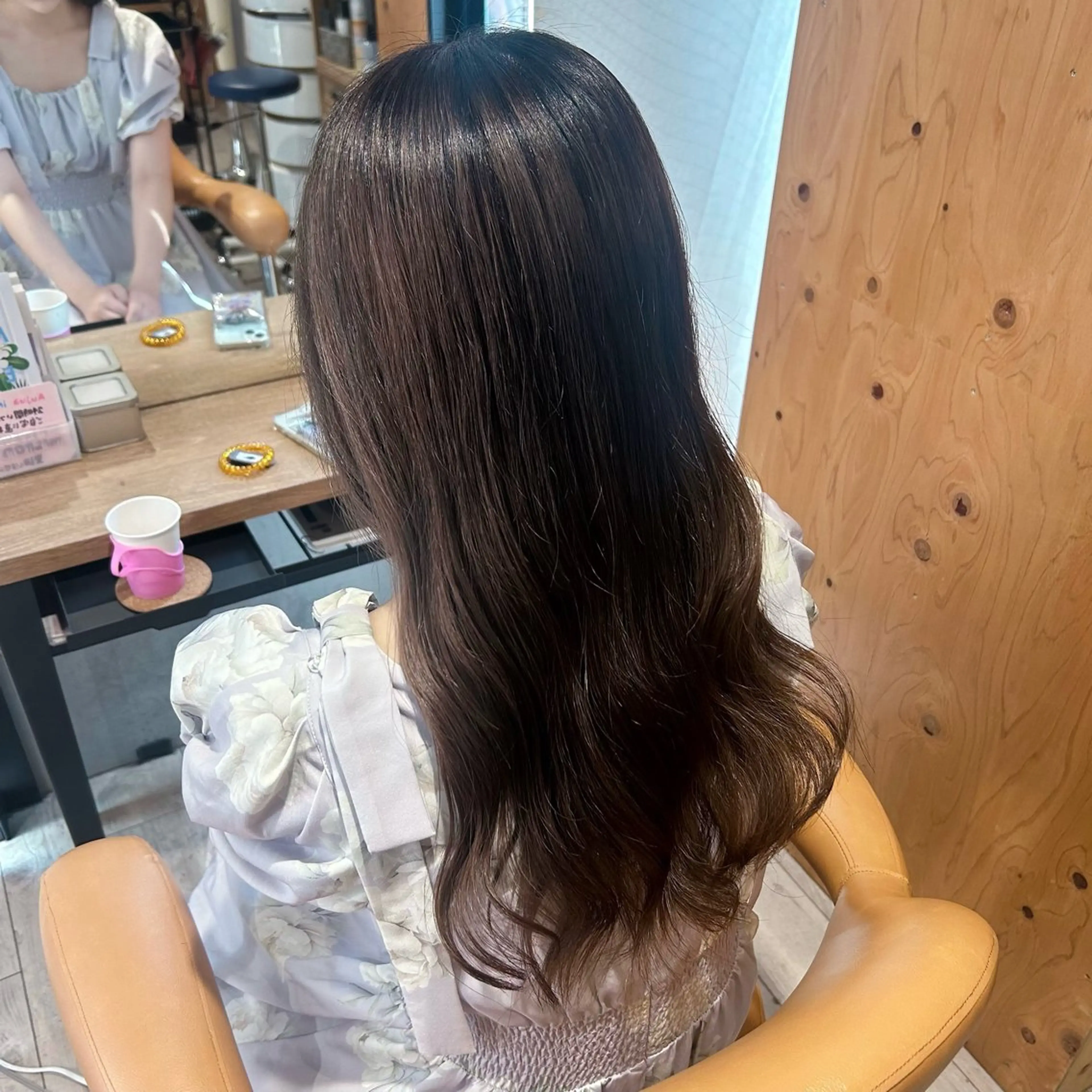 ロング カラー 髪質改善 🫧‪しろがねのヘアスタイル