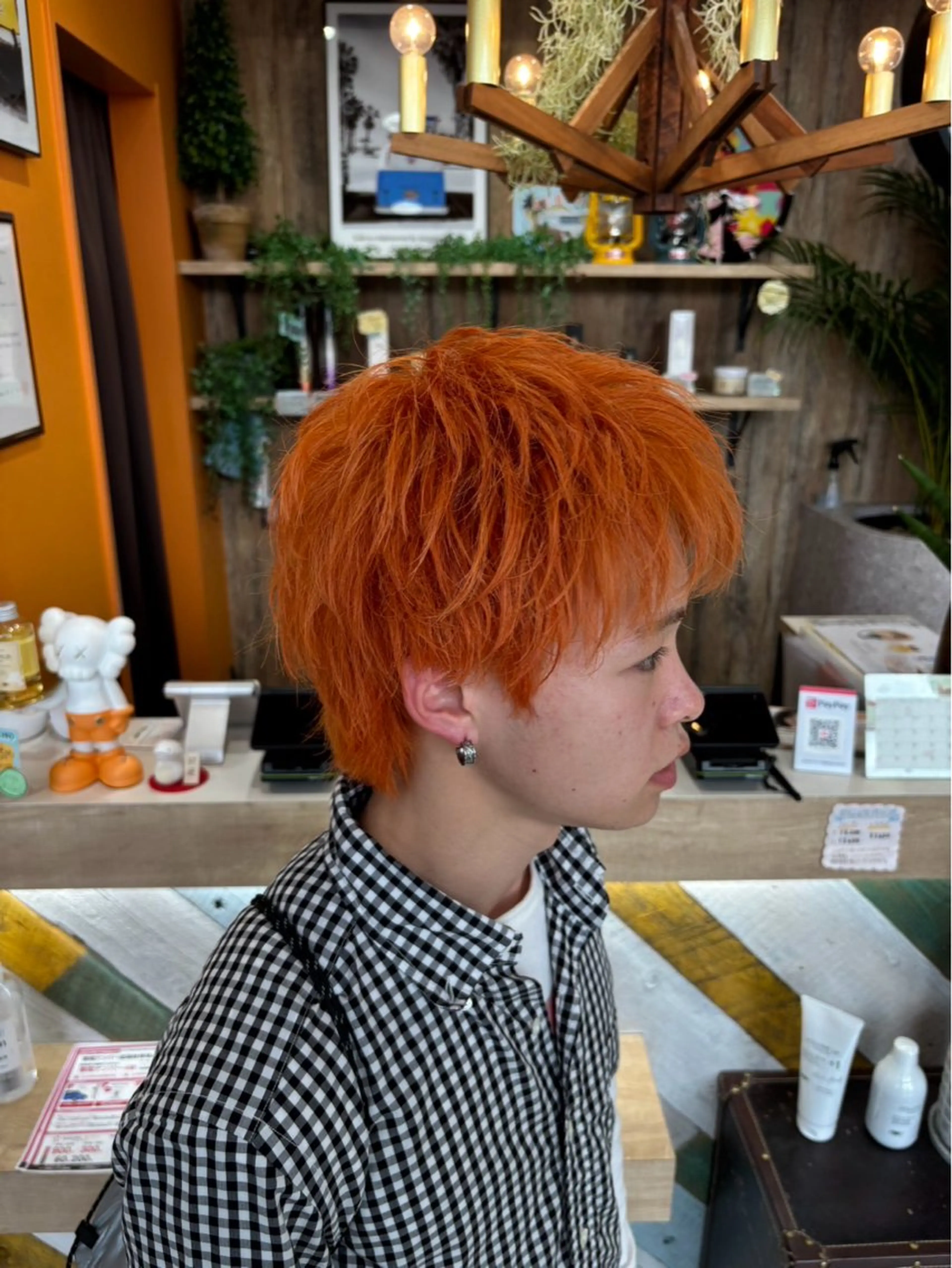 ショート ヘアカラー カジタ ナミのヘアスタイル