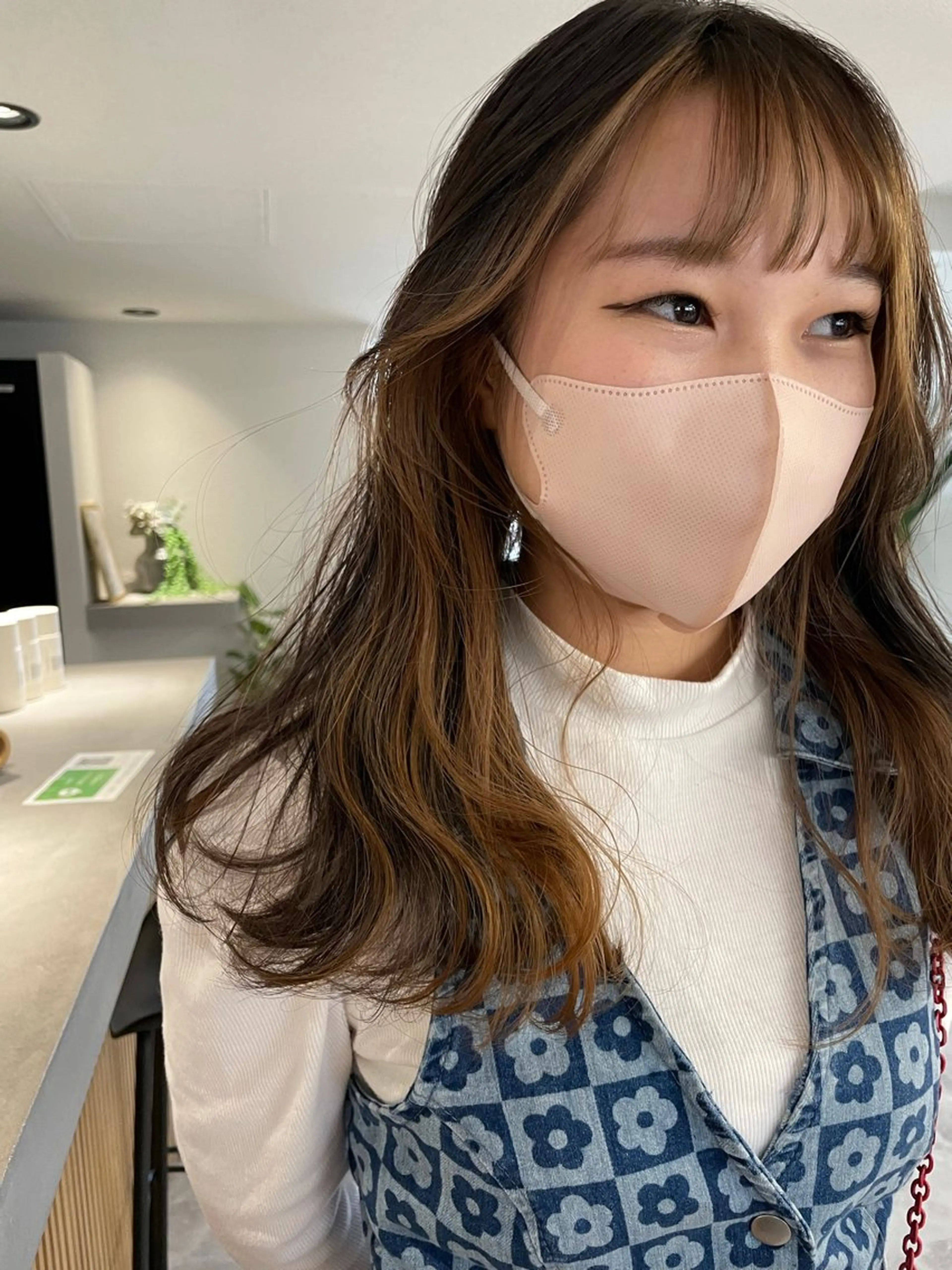 セミロング ヘアカラー Emitas.宮街道店所属・森崎 士/似合わせカラーのヘアスタイル