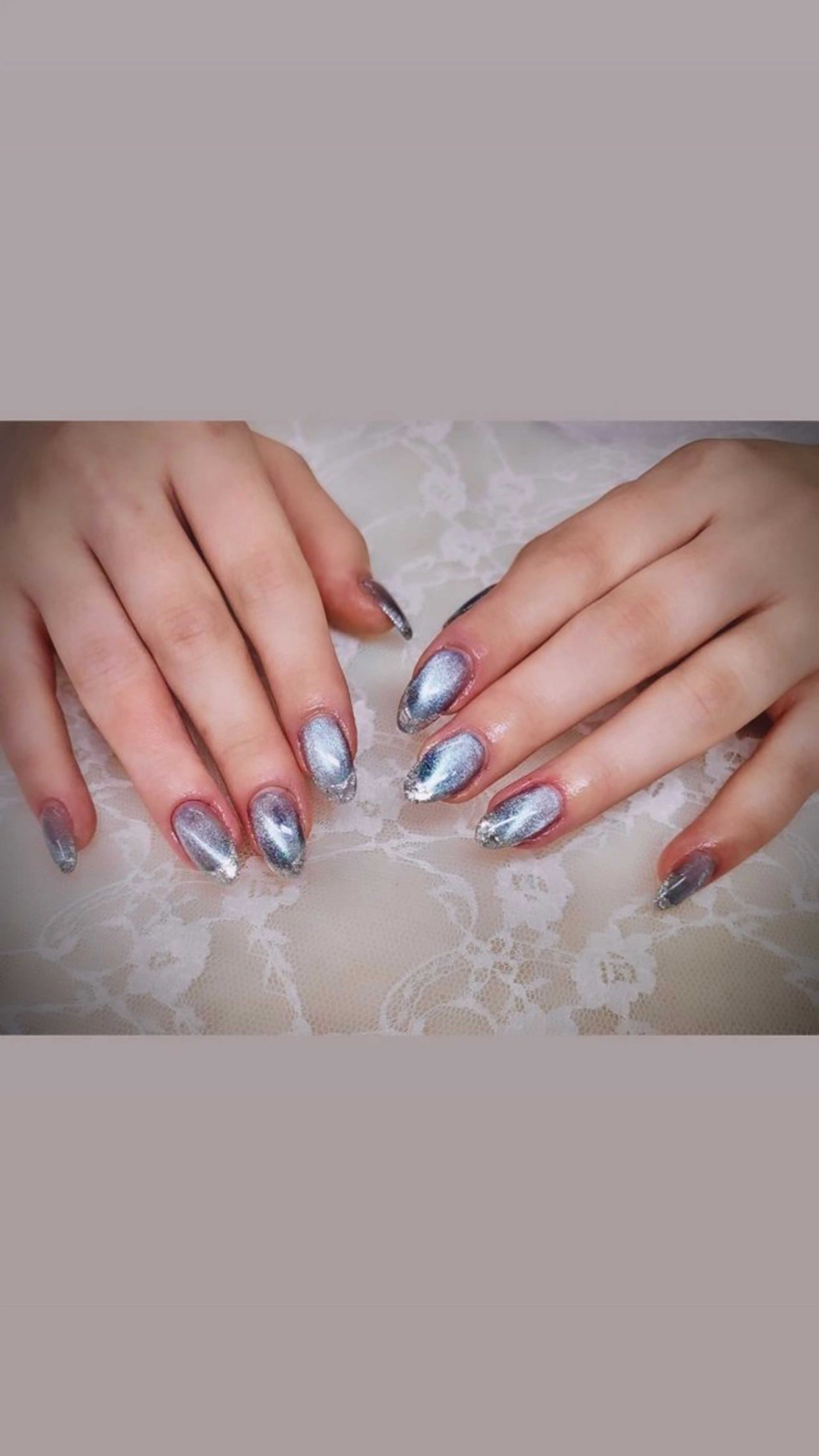 ネイル フレンチネイル ガラスフレンチ ハンドネイル ハンドケア Epokku ネイルサロンのネイルデザイン