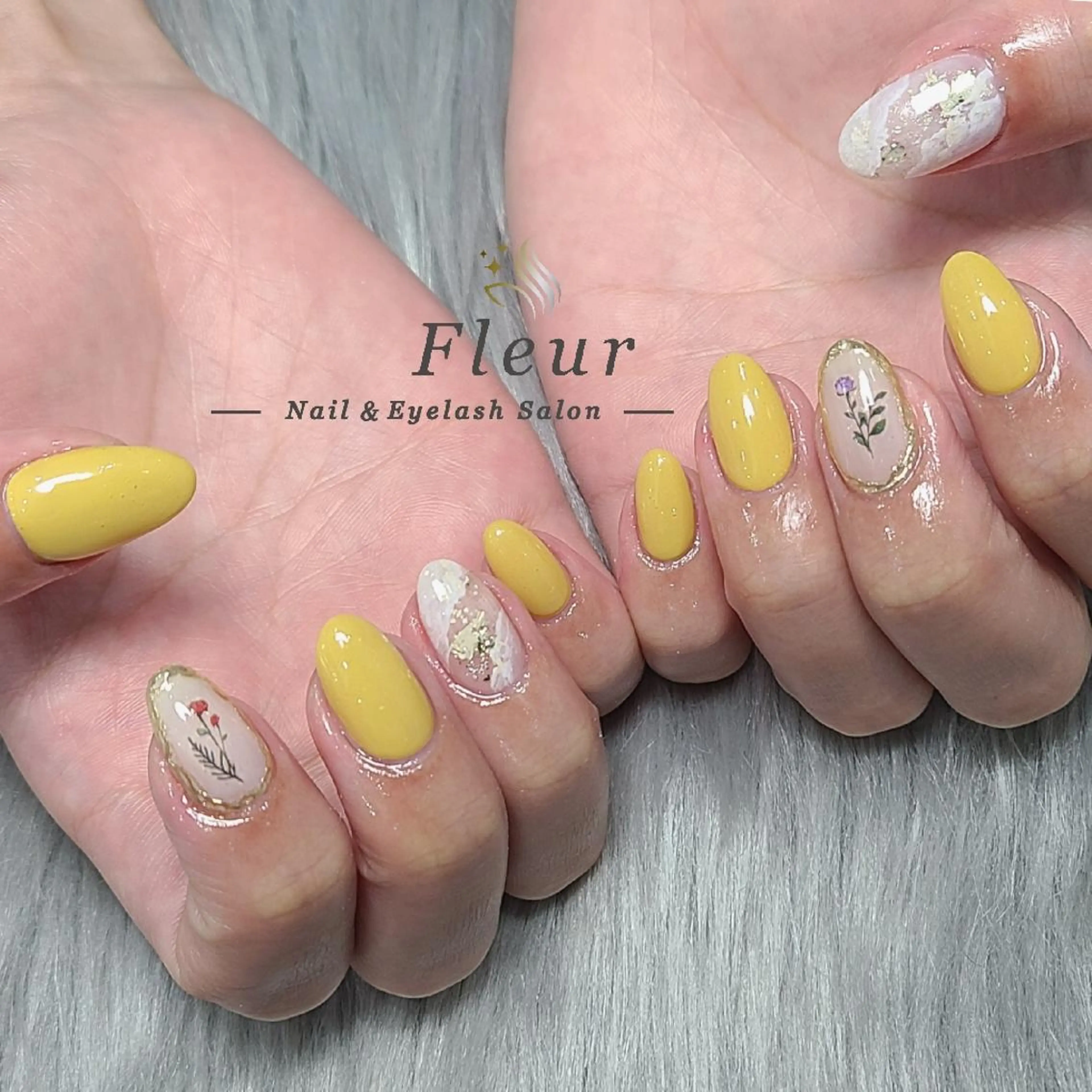ネイル ハンドネイル nail&eye ♡Fleur♡のネイルデザイン