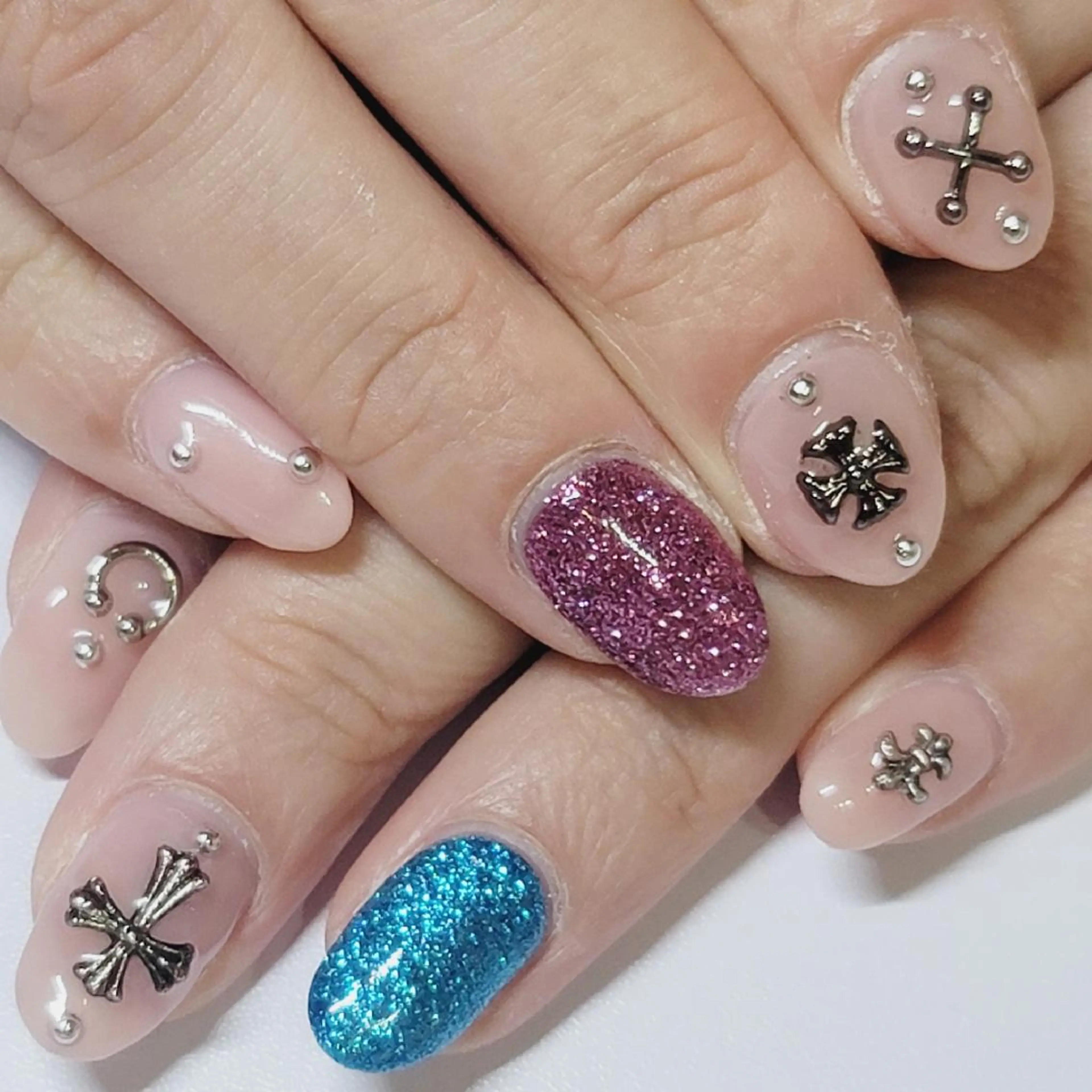 ネイル ワンカラーネイル ピンク ピンクベージュ ハンドネイル よしだ ひろきのネイルデザイン