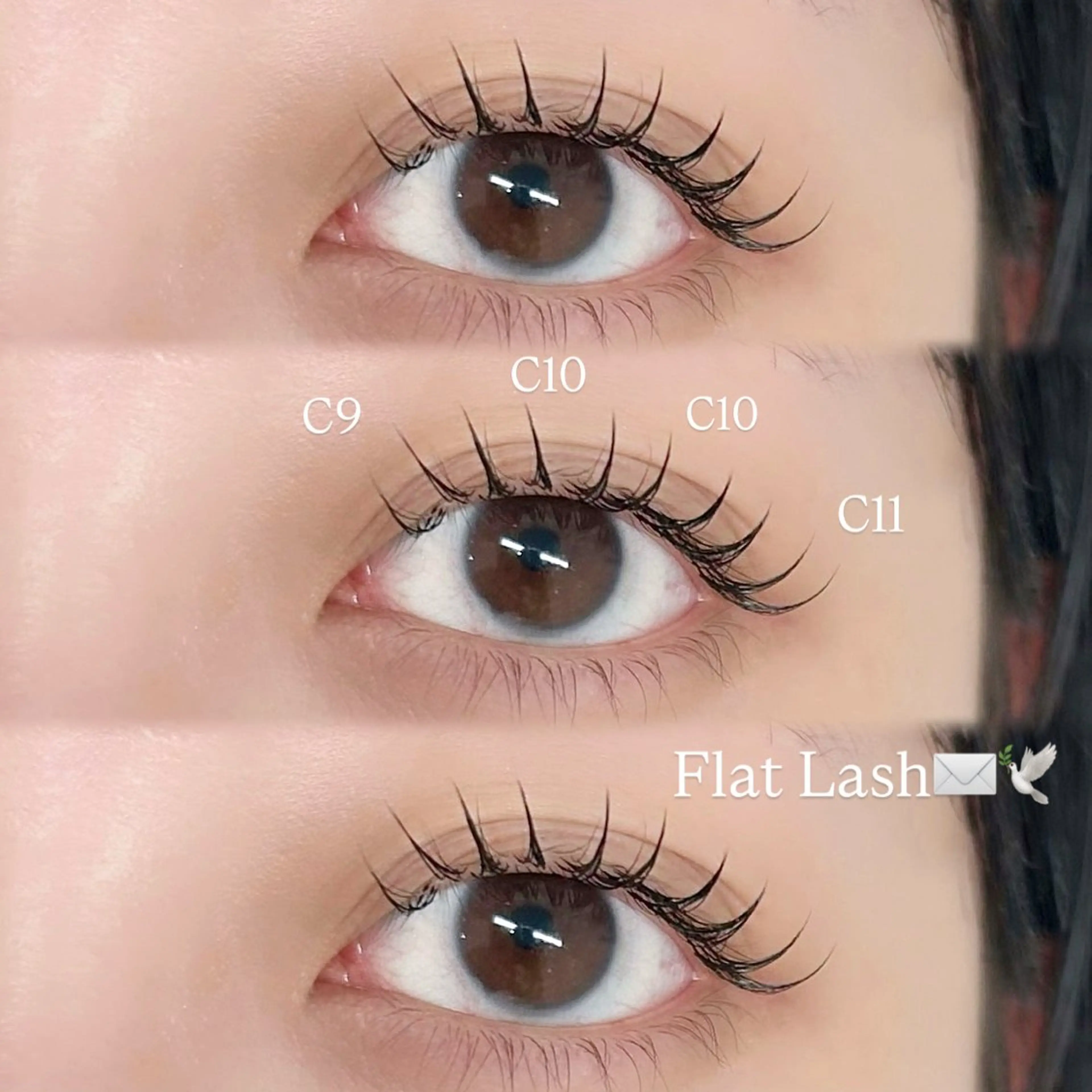 【束感オススメ✨】🌻オフ可+フラットラッシュ 120本+コーティング束感仕上げ🌻の写真