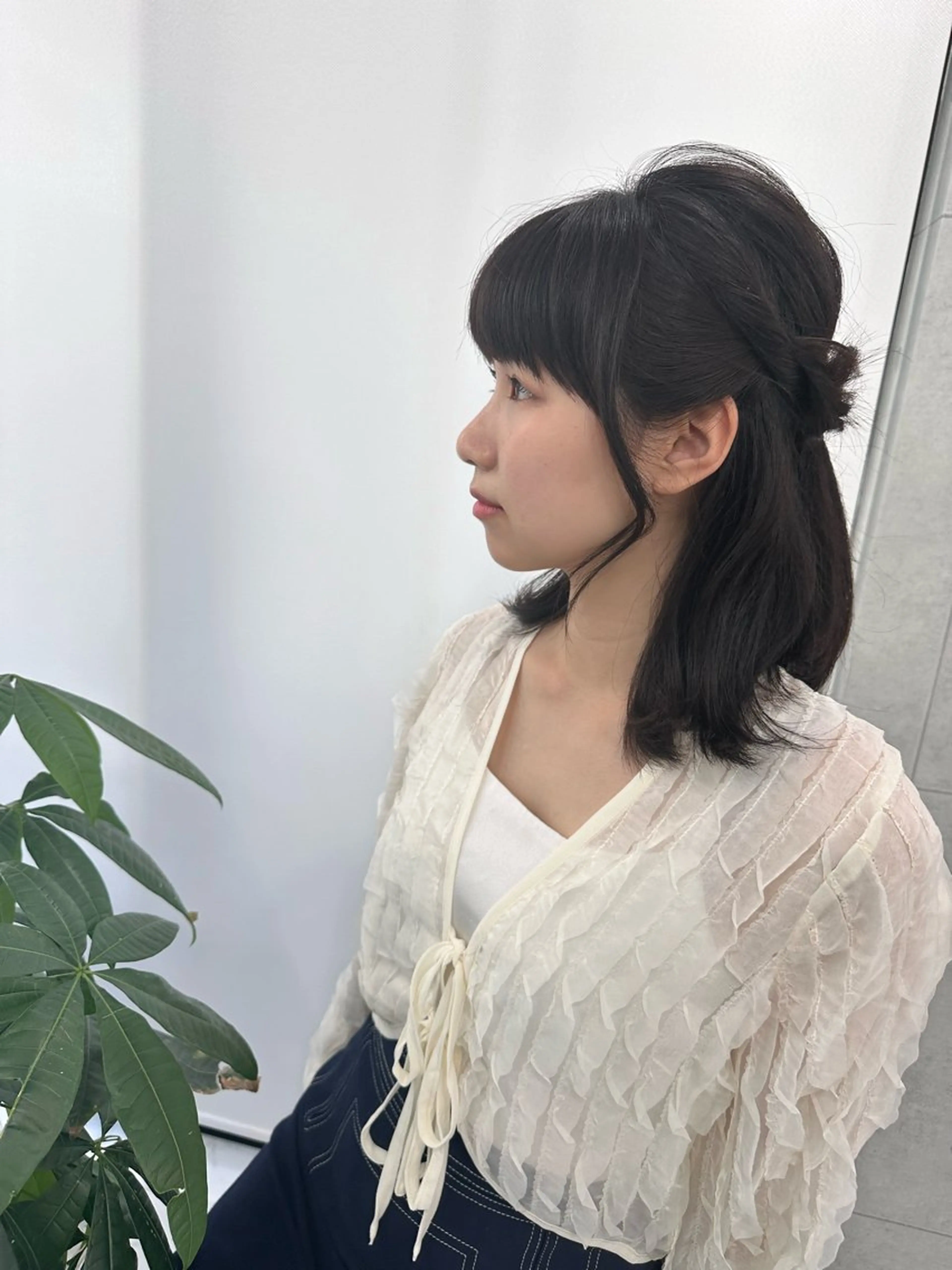 セミロング ハイライト 髪質改善 小顔カット Endearing 銀座/レイヤーカットのヘアスタイル